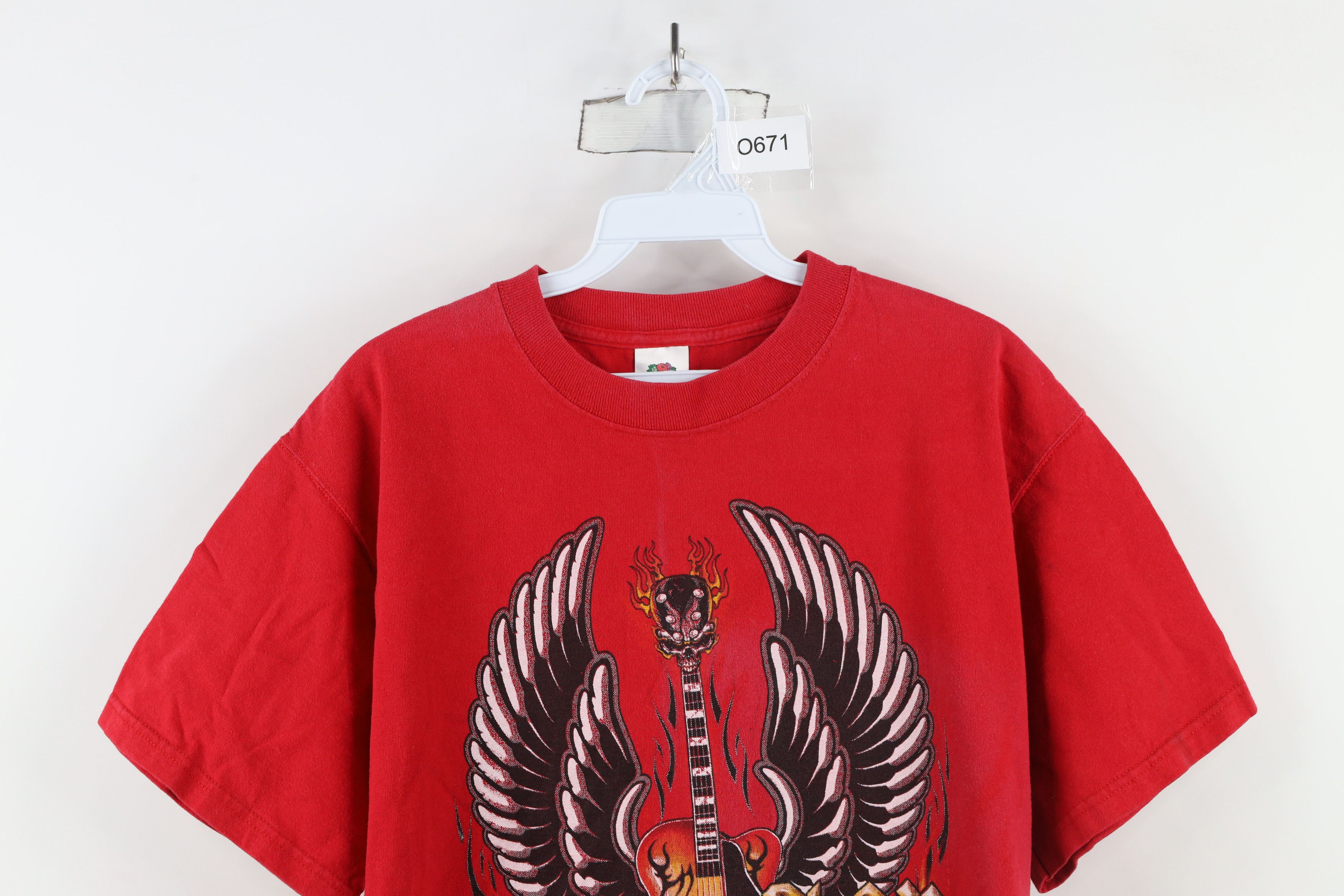 Vintage Vintage 90s Y2K Streetwear Skull Iron Cross Tribal T-Shirt Size US M / EU 48-50 / 2 - 2 Thumbnail