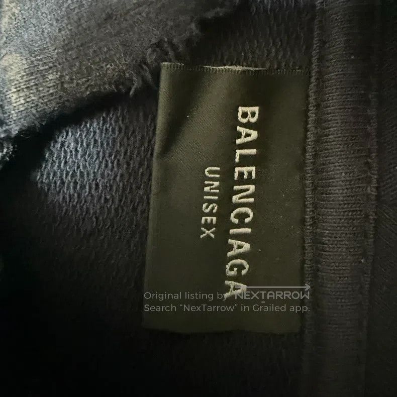 Balenciaga Balenciaga Mud Dyed Warhorse Hoodie Sweatshirt Size US L / EU 52-54 / 3 - 3 Thumbnail