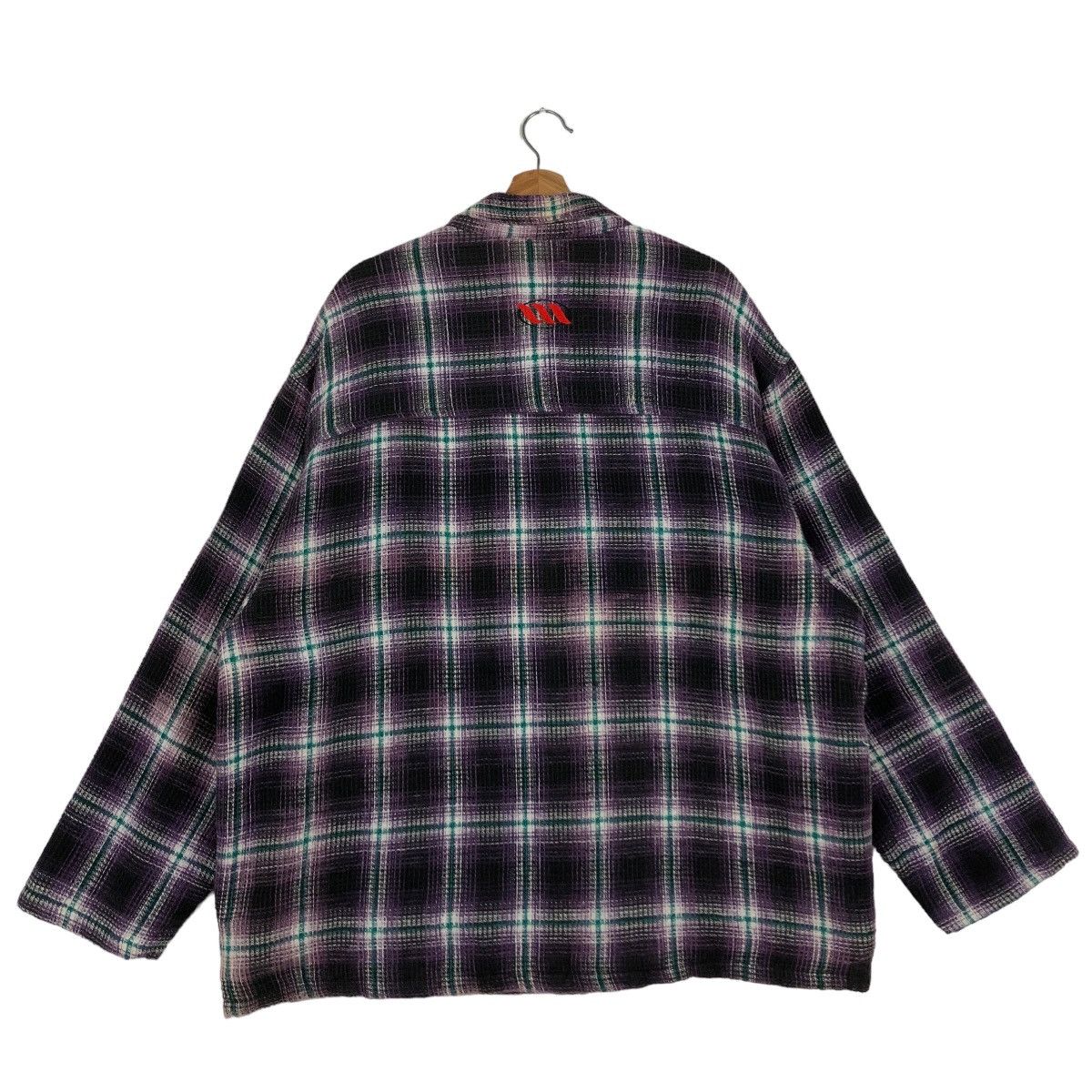 Japanese Brand 🔥90s Vintage Zipper Flannel Jacket Tartan Design West Surts Size US M / EU 48-50 / 2 - 7 Thumbnail