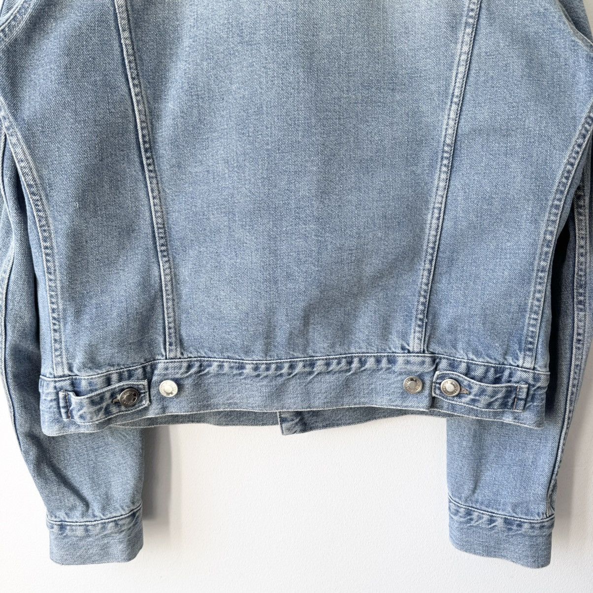 Gucci Gucci Tom Ford 2000’s Washed Distressed Denim Trucker Jacket Size US L / EU 52-54 / 3 - 9 Thumbnail