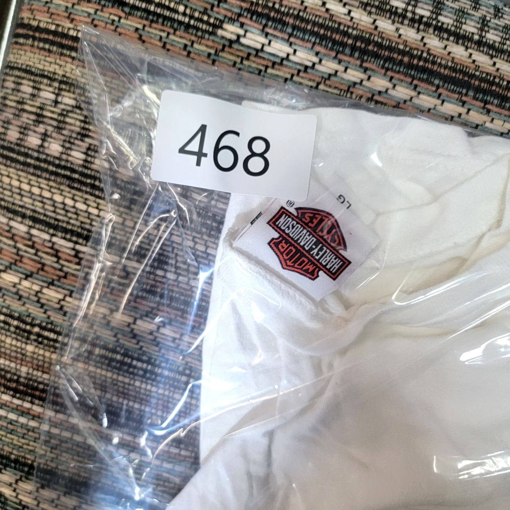 Harley Davidson Harley-Davidson T-Shirt Womens Size L White Logo Motorcycle Temple Texas Crew Neck Short Sleeve 100% Cotton Size L / US 10 / IT 46 - 8 Thumbnail