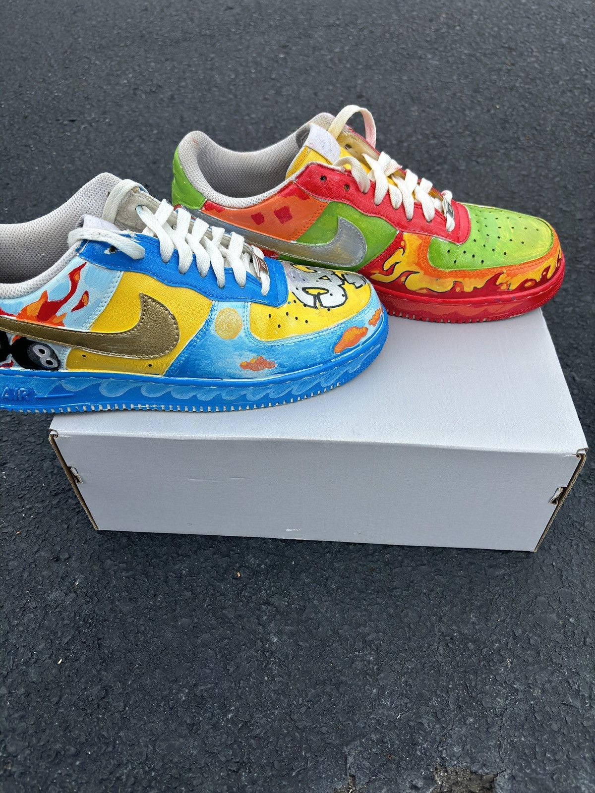 Nike Custom Painted Nike AF1 Size US 10 / EU 43 - 3 Thumbnail