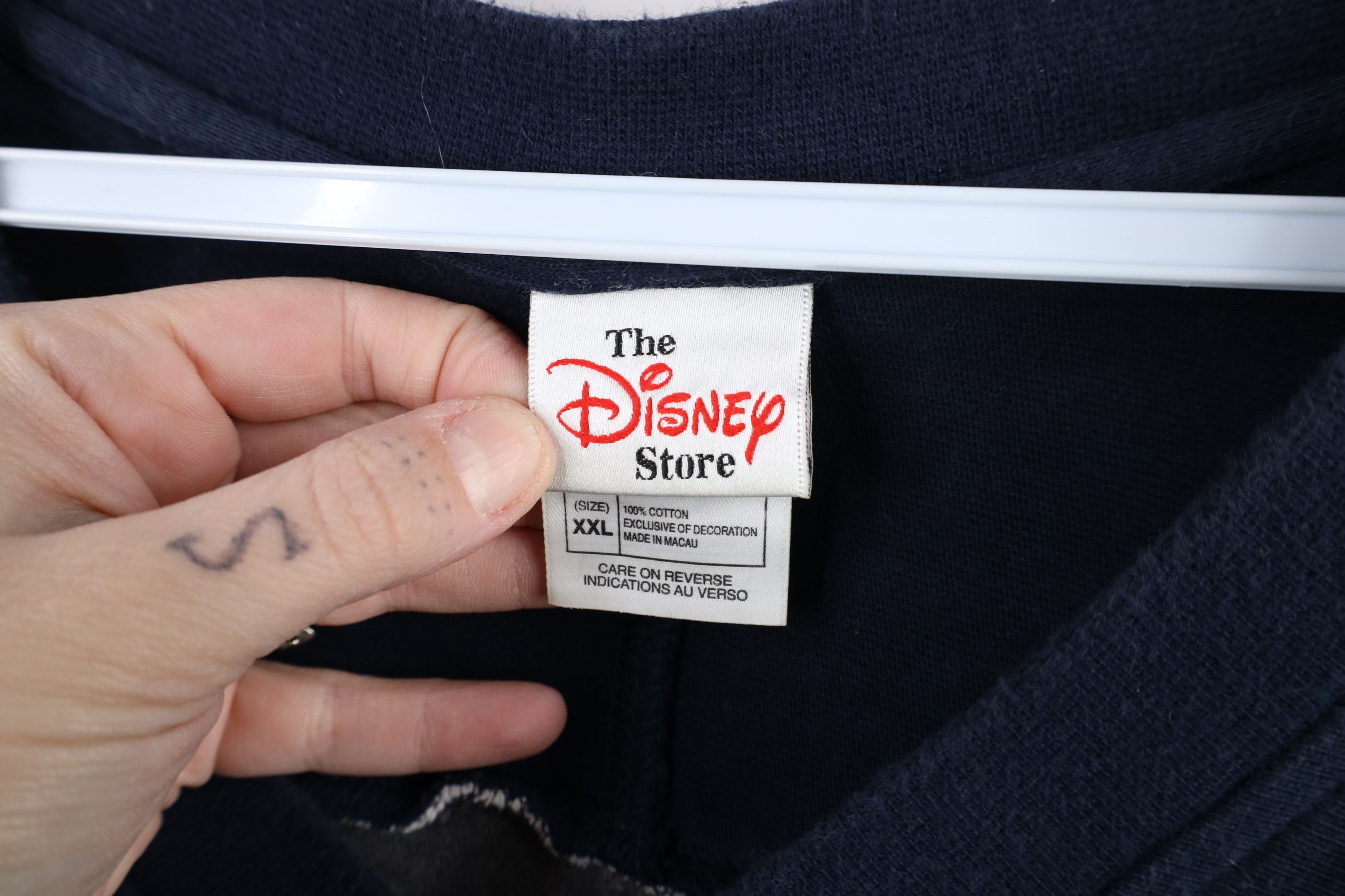 Disney × Vintage Vintage 90s Disney Mickey Mouse Ribbed Long Sleeve T-Shirt Size US XXL / EU 58 / 5 - 9 Thumbnail