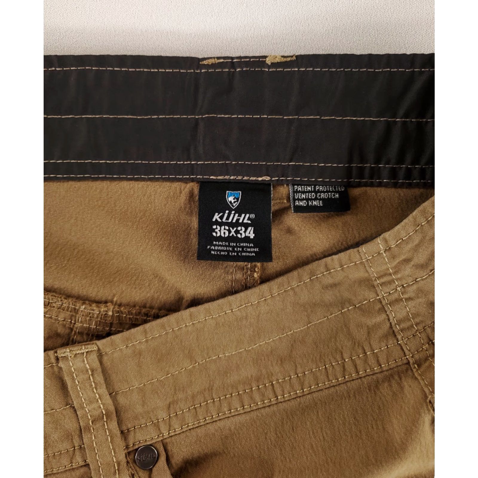 Vintage Kuhl Konfidant Pants Hiking Brown Side Pockets Mens 37x34 Regular Chino Brown Mens 37x34 Actual Size US 37 - 3 Thumbnail