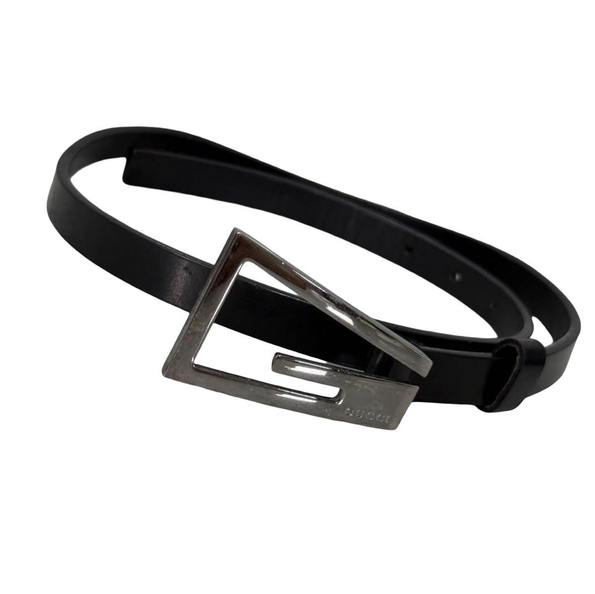 Gucci GUCCI Vintage Tom Ford Era Narrow Leather belt 75/30 Size ONE SIZE - 2 Thumbnail