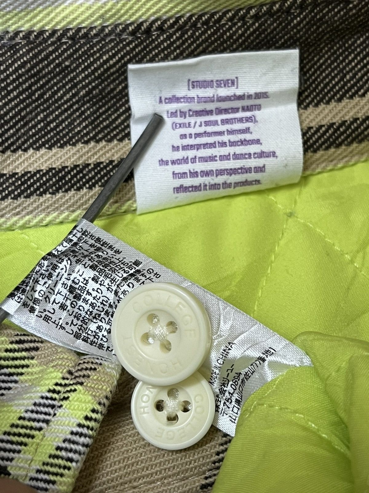 Studio Seven Japanese STUDIO SEVEN x GU ‘honest college’ button ups shirt Size US M / EU 48-50 / 2 - 17 Thumbnail