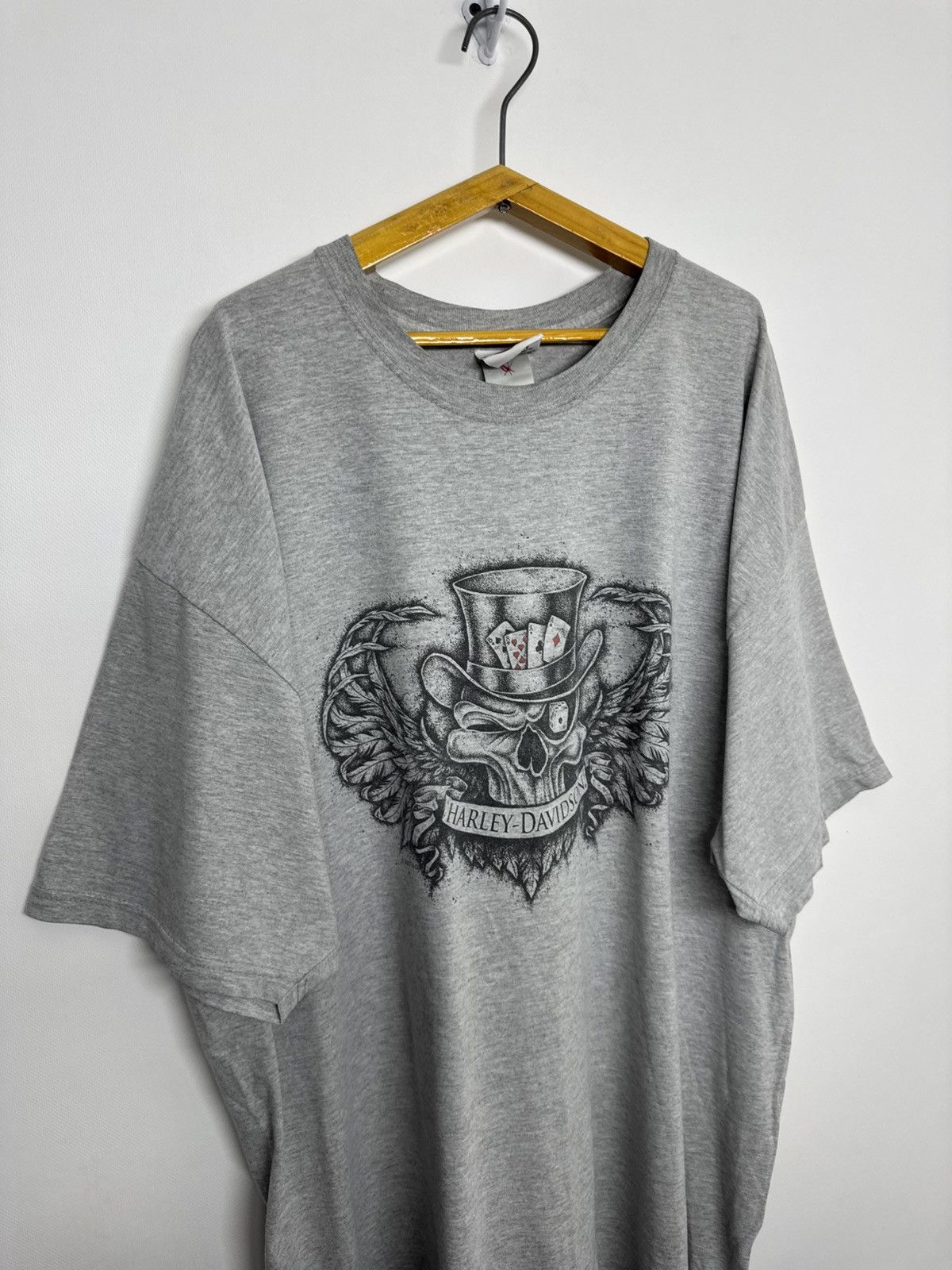Harley Davidson Vintage Harley Davidson T-shirt Adult Grey Short Sleeve Size US XXL / EU 58 / 5 - 6 Thumbnail