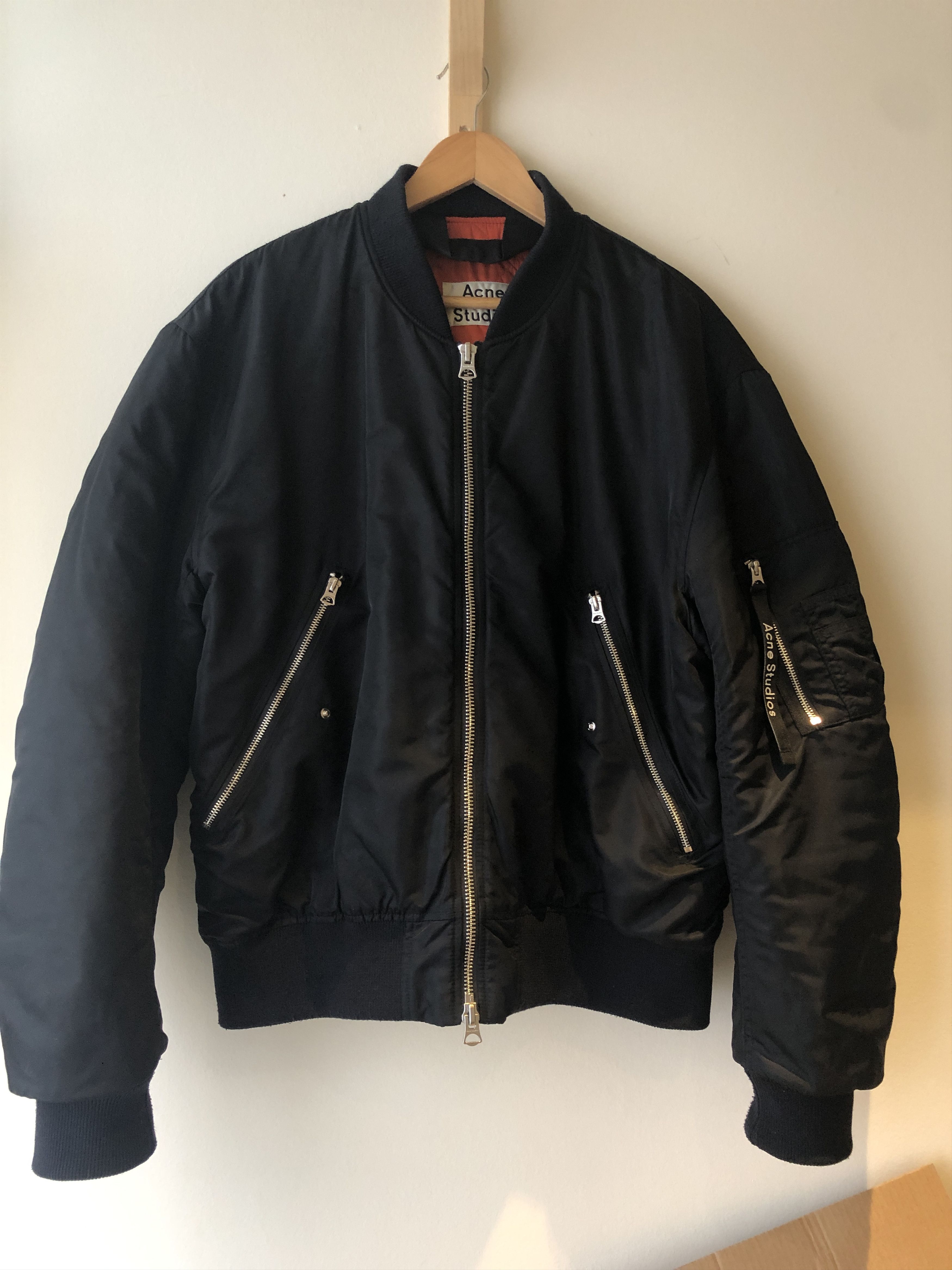 Acne Studios Makio MA-1 Jacket - Black Size US L / EU 52-54 / 3 - 11 Thumbnail