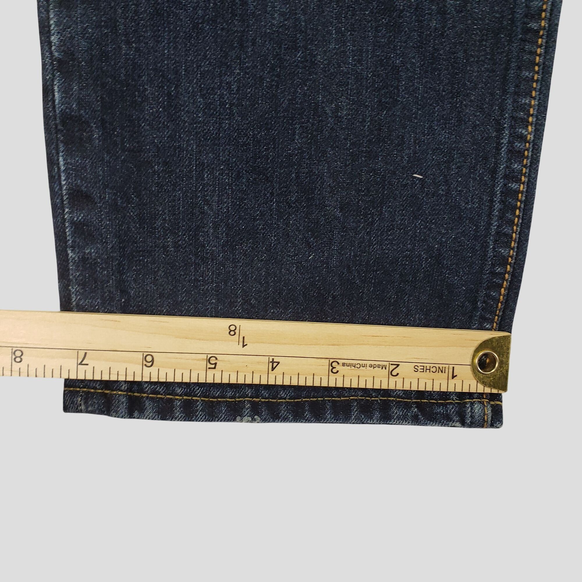 Aeropostale Aeropostale Mens Distressed Straight Leg Dark Wash Denim Jea Size US 34 / EU 50 - 7 Thumbnail