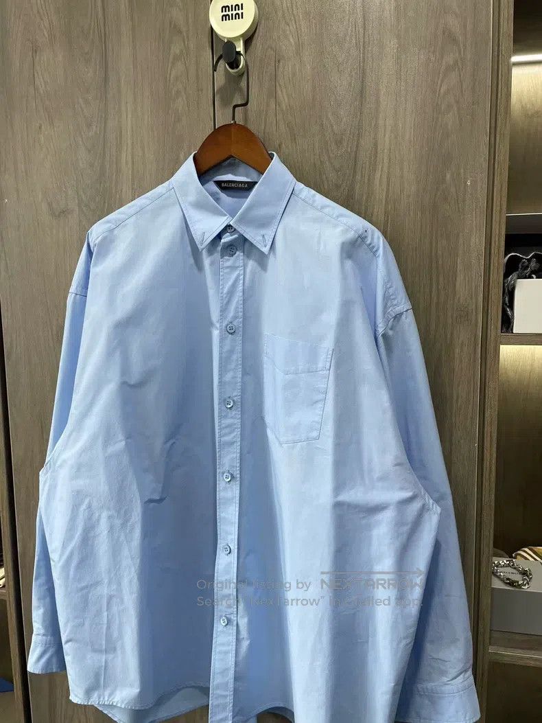 Balenciaga Balenciaga Back print solid color long-sleeve shirt Size US S / EU 44-46 / 1 - 3 Thumbnail