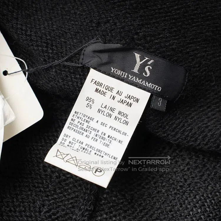 Yohji Yamamoto Yohji Yamamoto Wool composition folding front three-dimens Size US L / EU 52-54 / 3 - 5 Thumbnail
