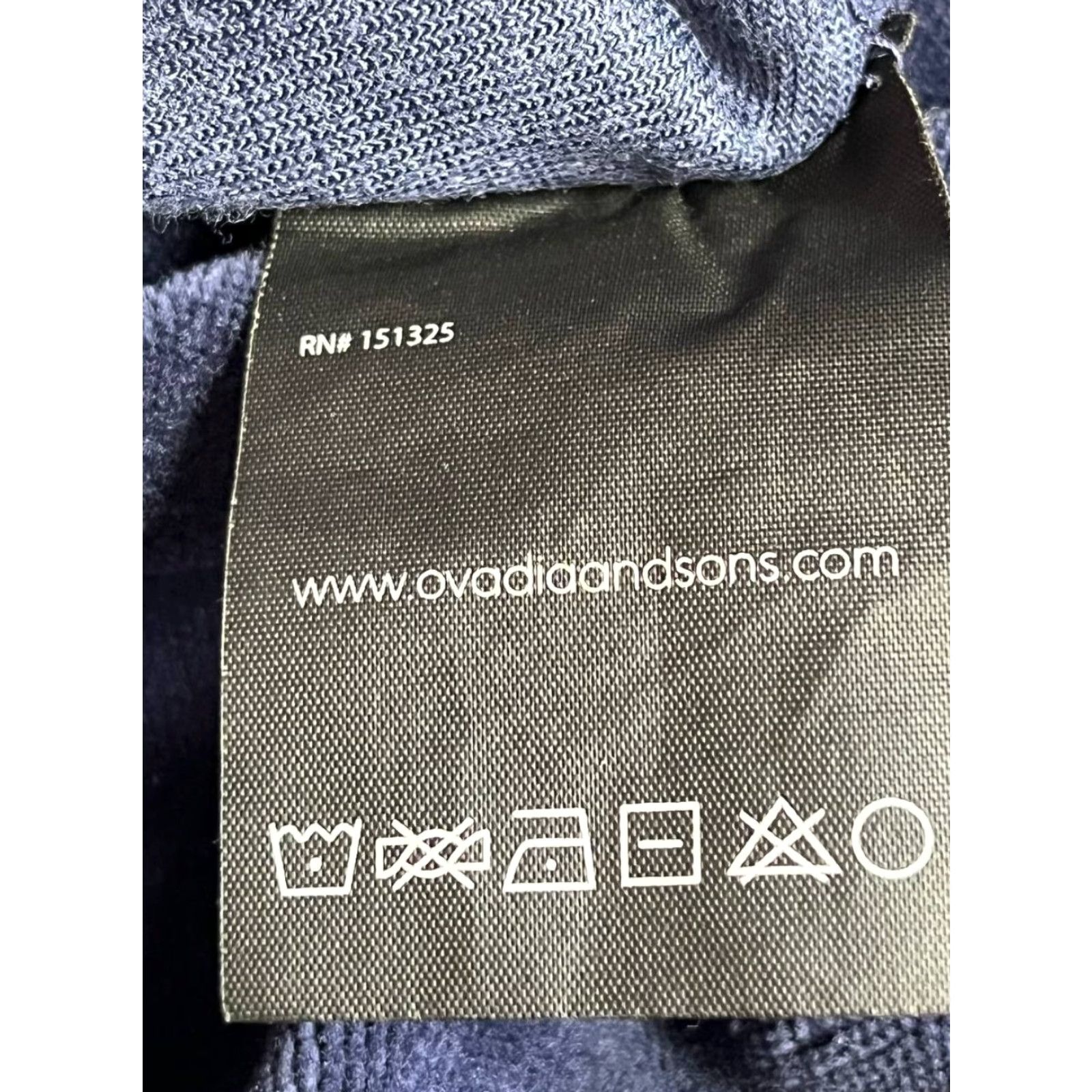 Velvet Ovadia & Sons Navy Velvet Crew Neck Short Sleeve Shirt M Men Blue Velvet Classic Stretch Size M Size US M / EU 48-50 / 2 - 7 Thumbnail