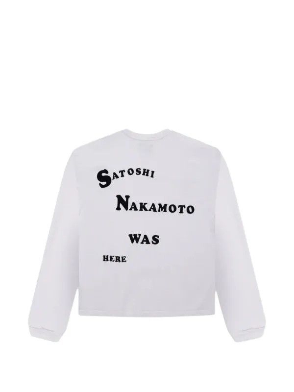 Satoshi Nakamoto Satoshi Nakamoto Follow Me Long Sleeve Tee Shirt White Size US L / EU 52-54 / 3 - 2 Thumbnail