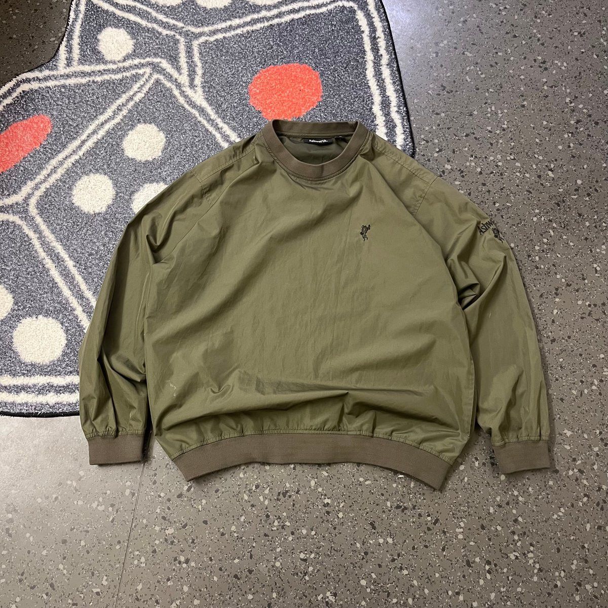 Ashworth Ashworth Golf Crewneck Sweatshirt - Olive Green Size US M / EU 48-50 / 2 - 2 Thumbnail