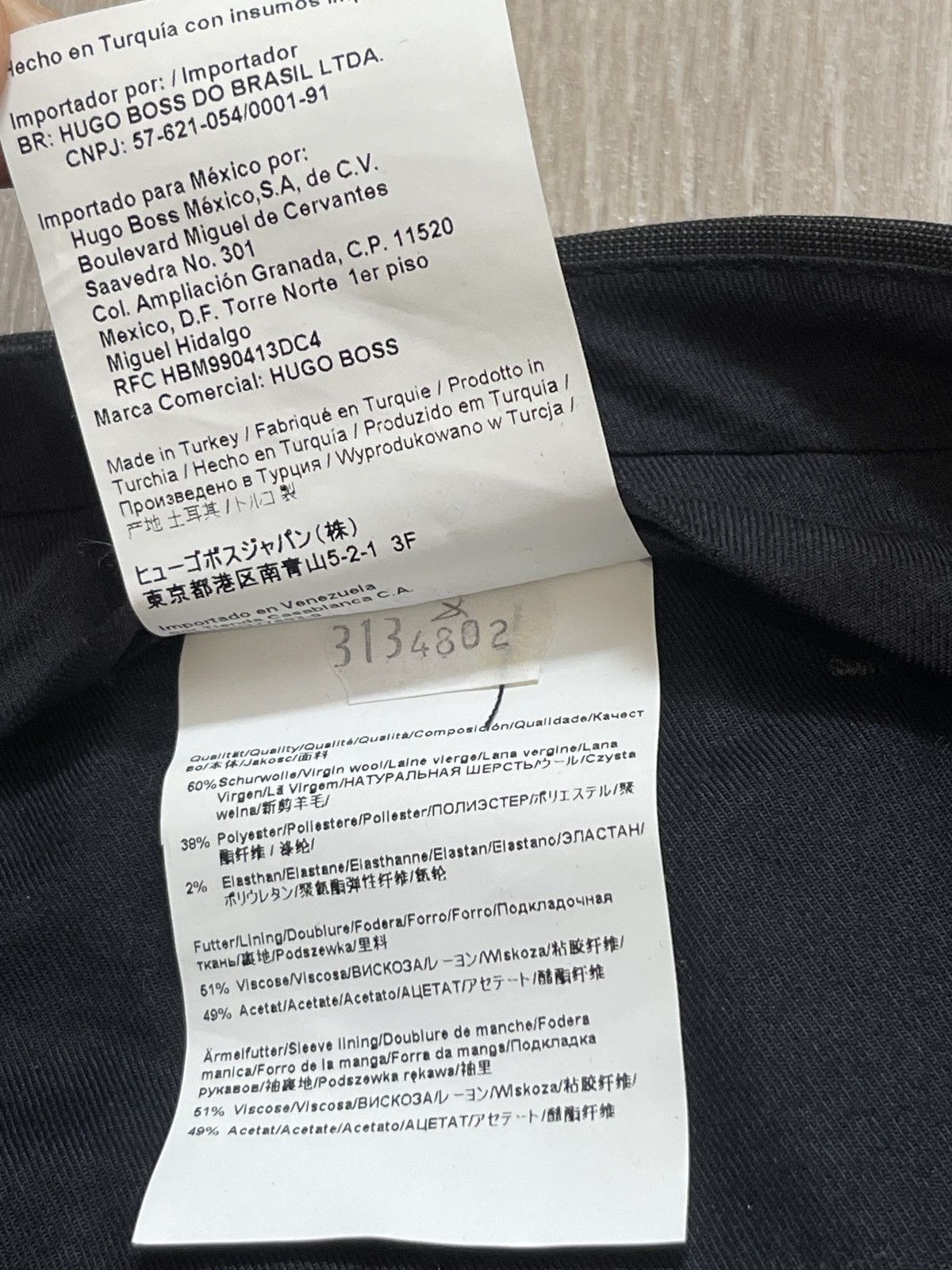 Hugo Boss Hugo boss classic trousers grey mens Size 38R - 12 Thumbnail