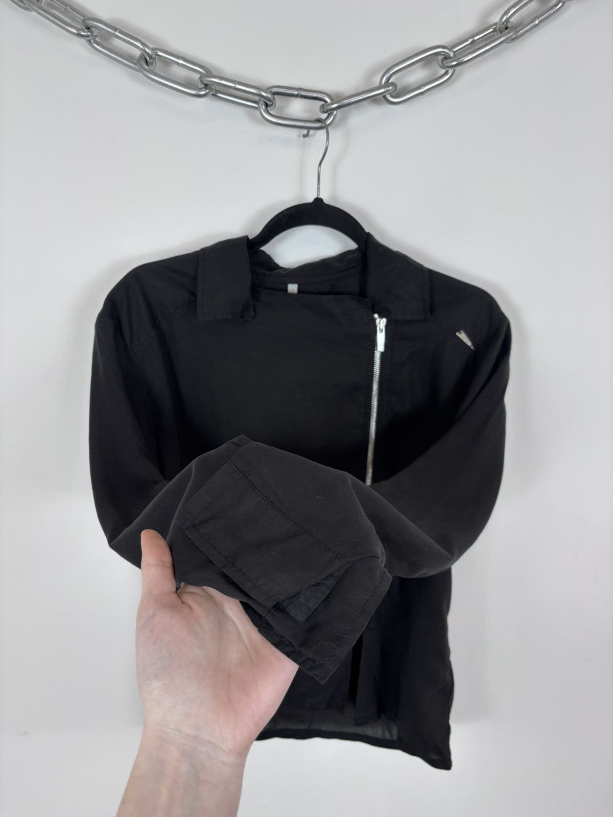 Cop Copine Cop Copine Amboise NWT Women’s Black Lyocell Zipped Jacket Size XS / US 0-2 / IT 36-38 - 6 Thumbnail