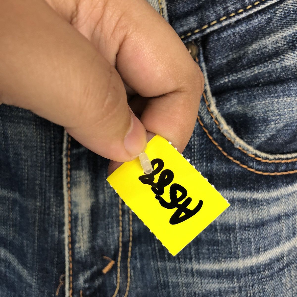 Levi's 707 Levis Blue vintage ripped Distressed Denim Pants #A588 Size US 29 - 14 Thumbnail