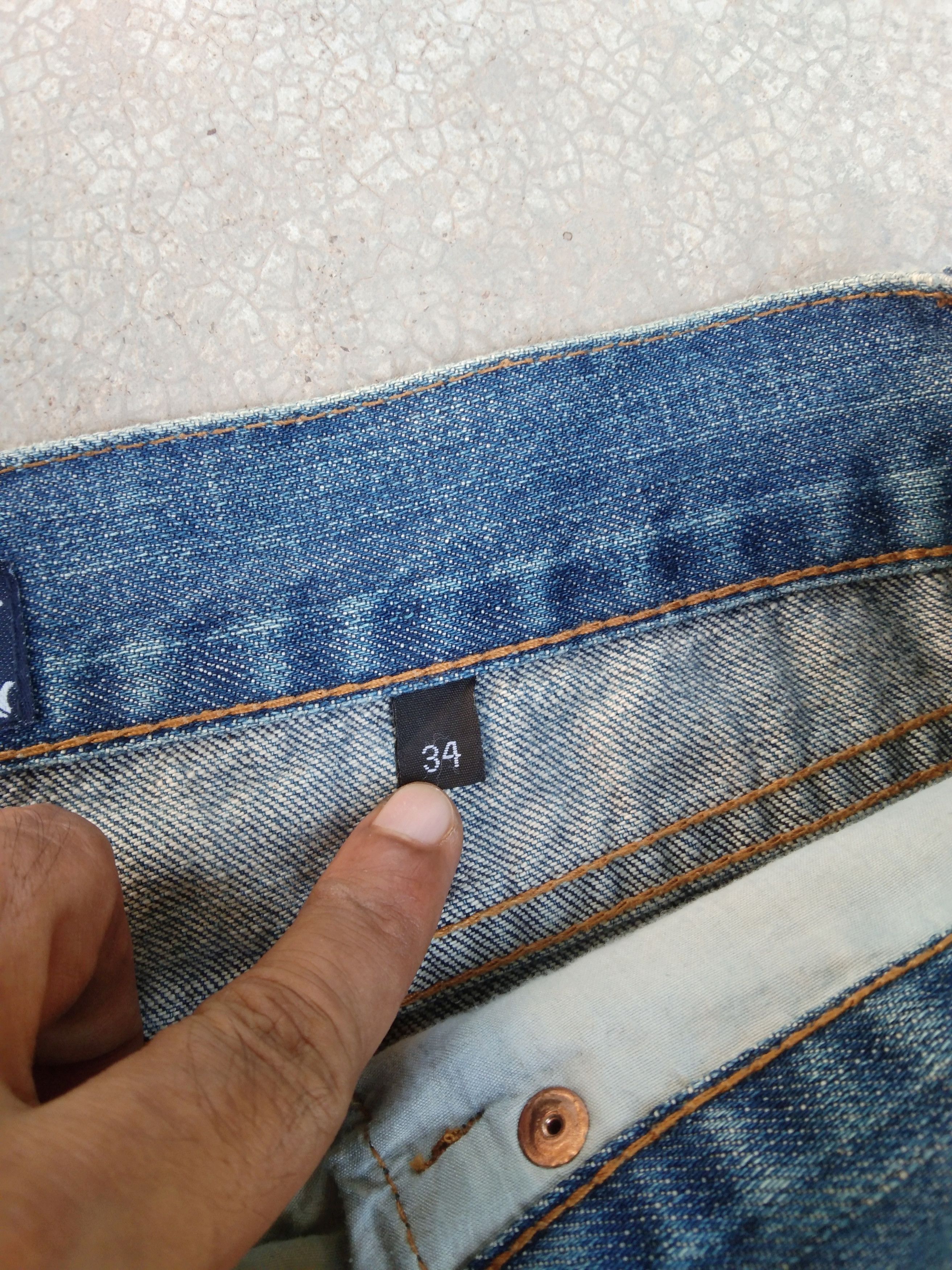 Jean Vintage LRG Loose Baggy Straight Leg Jeans 34x33 Size US 34 / EU 50 - 12 Thumbnail
