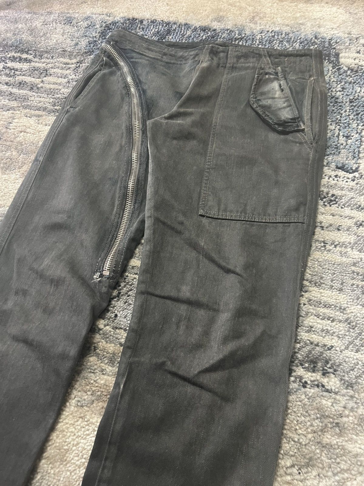 Rick Owens Rick Owens Olmar and Mirta SS09 Strutter Hog Wash OG Aircuts Size US 30 / EU 46 - 4 Thumbnail
