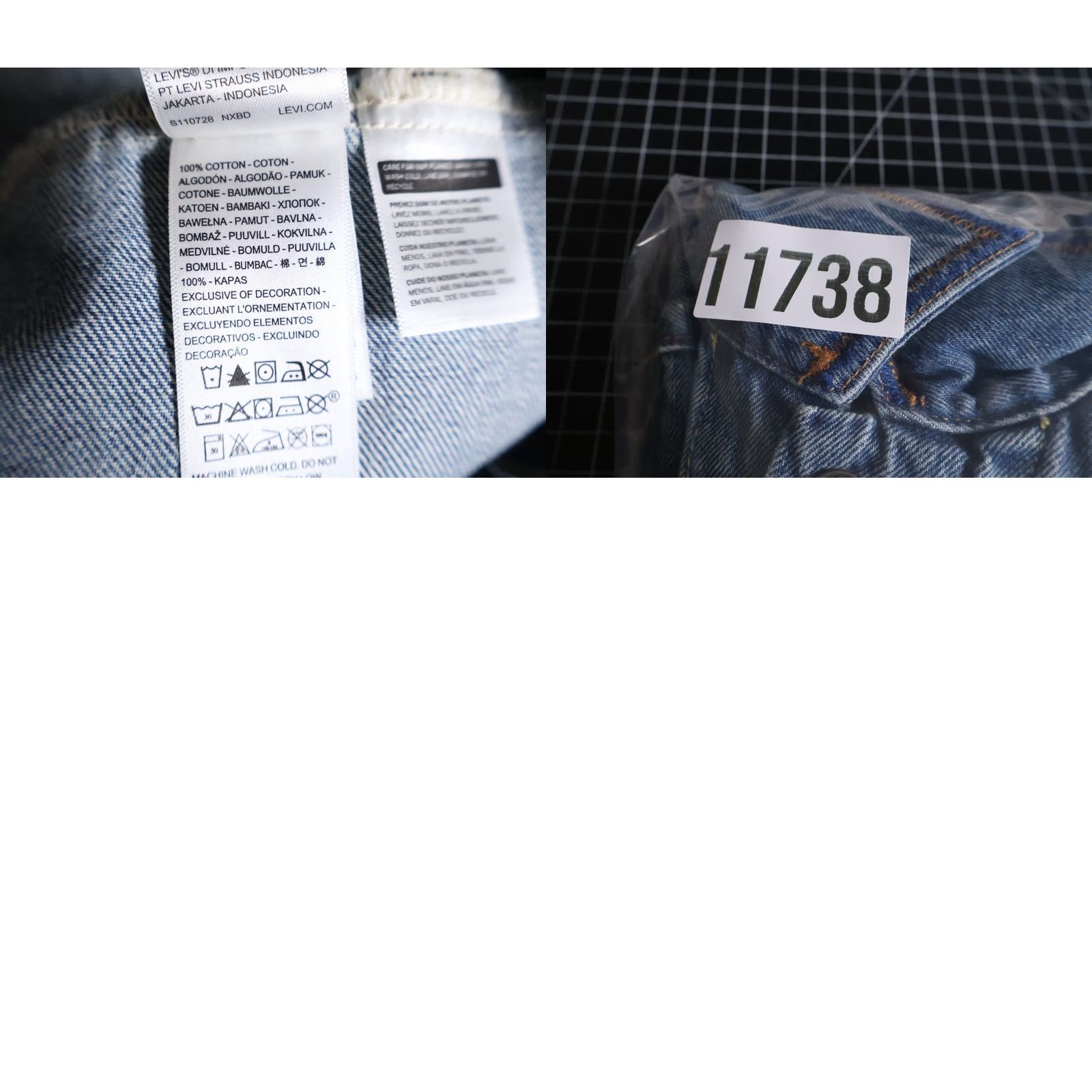 Levi's Levi's Jacket Men S Blue Relaxed Jean Western Trucker Short Button Denim 100% Cotton Casu al 3 Size US S / EU 44-46 / 1 - 10 Thumbnail