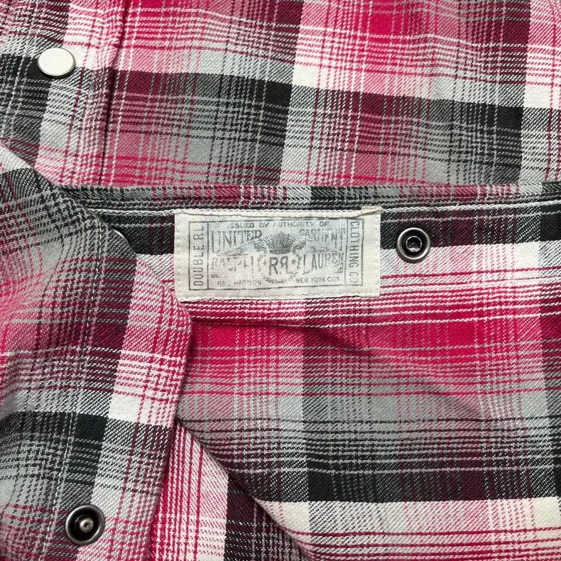 RRL Ralph Lauren RRL Ralph Lauren Western Plaid Shirt Size US M / EU 48-50 / 2 - 5 Thumbnail