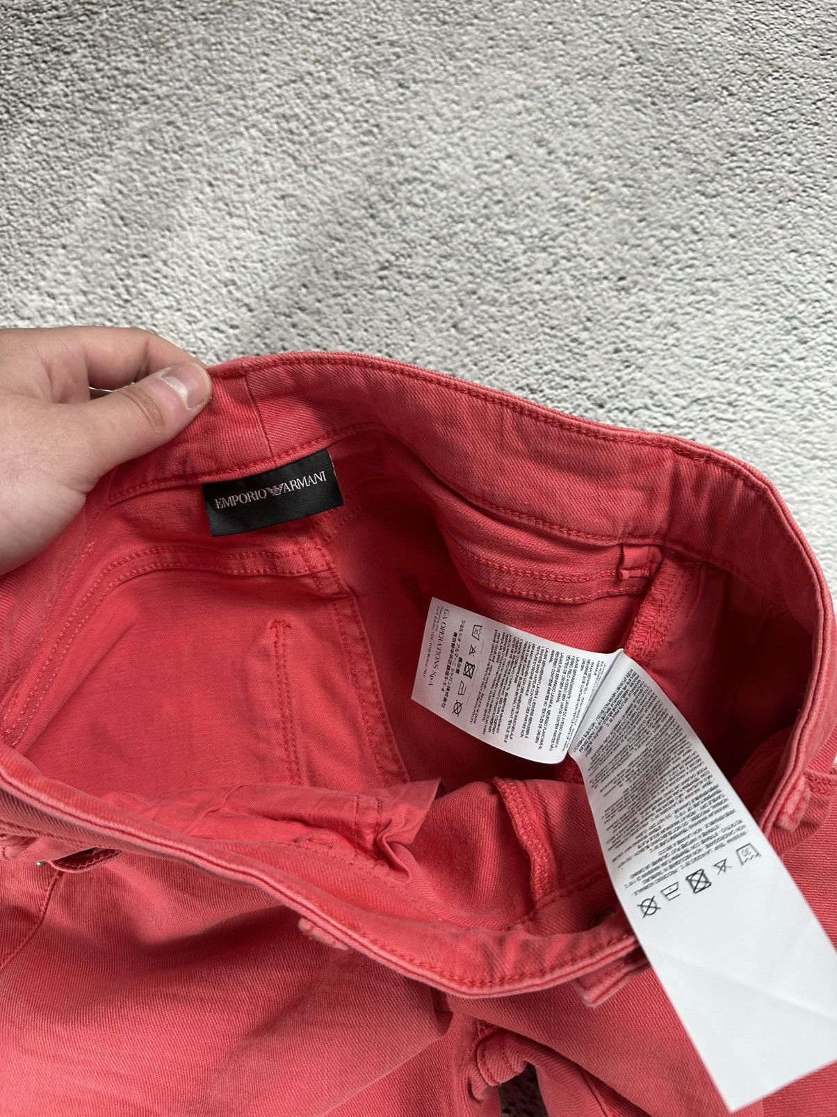 Emporio Armani Emporio Armani Jean J18 Slim Fit New Old Money Style Size 26" / US 2 / IT 38 - 10 Thumbnail