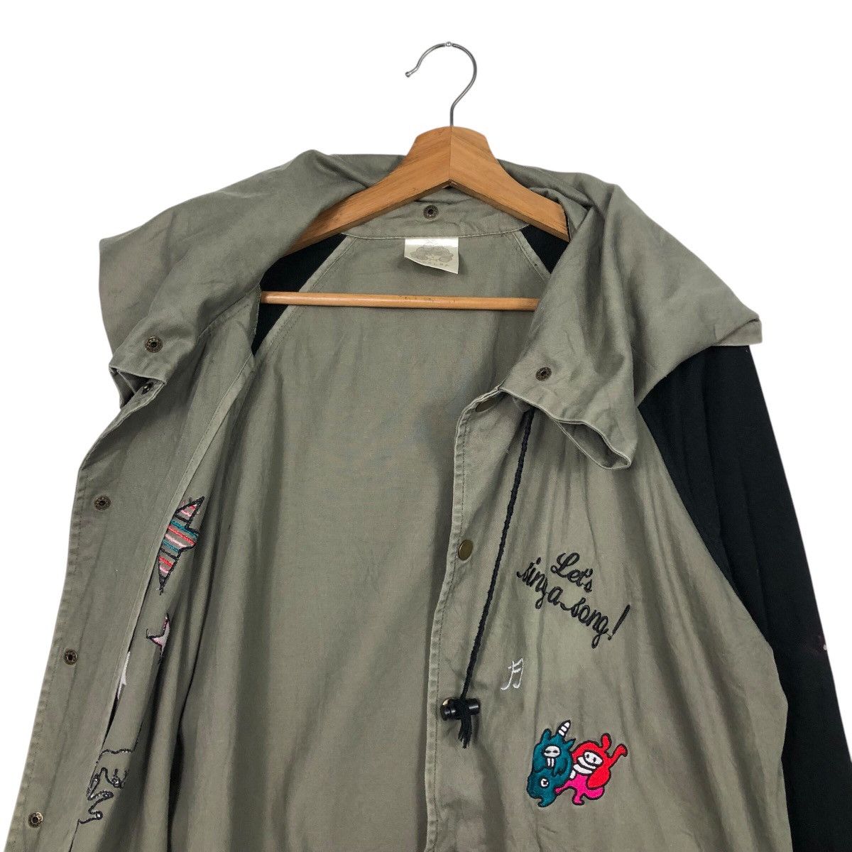 Japanese Brand × Vintage 📌Vintage Bomber Jacket Hoodie Scolar Big Logo Size US M / EU 48-50 / 2 - 13 Thumbnail