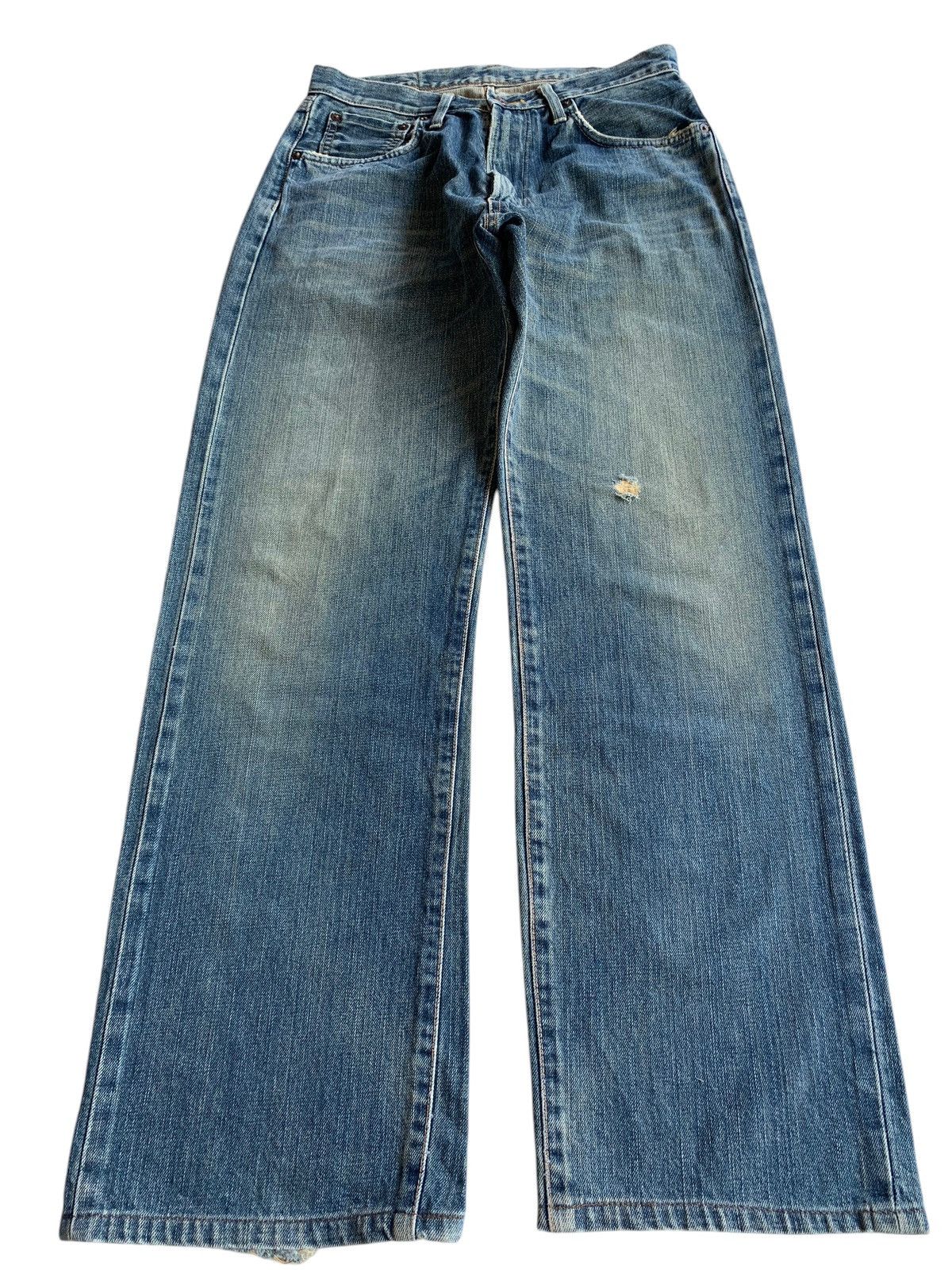 Edwin × Kapital × Vintage VINTAGE EDWIN 505 SELVEDGE RUSTY DISTRESSED DENIM Size US 30 / EU 46 - 2 Thumbnail