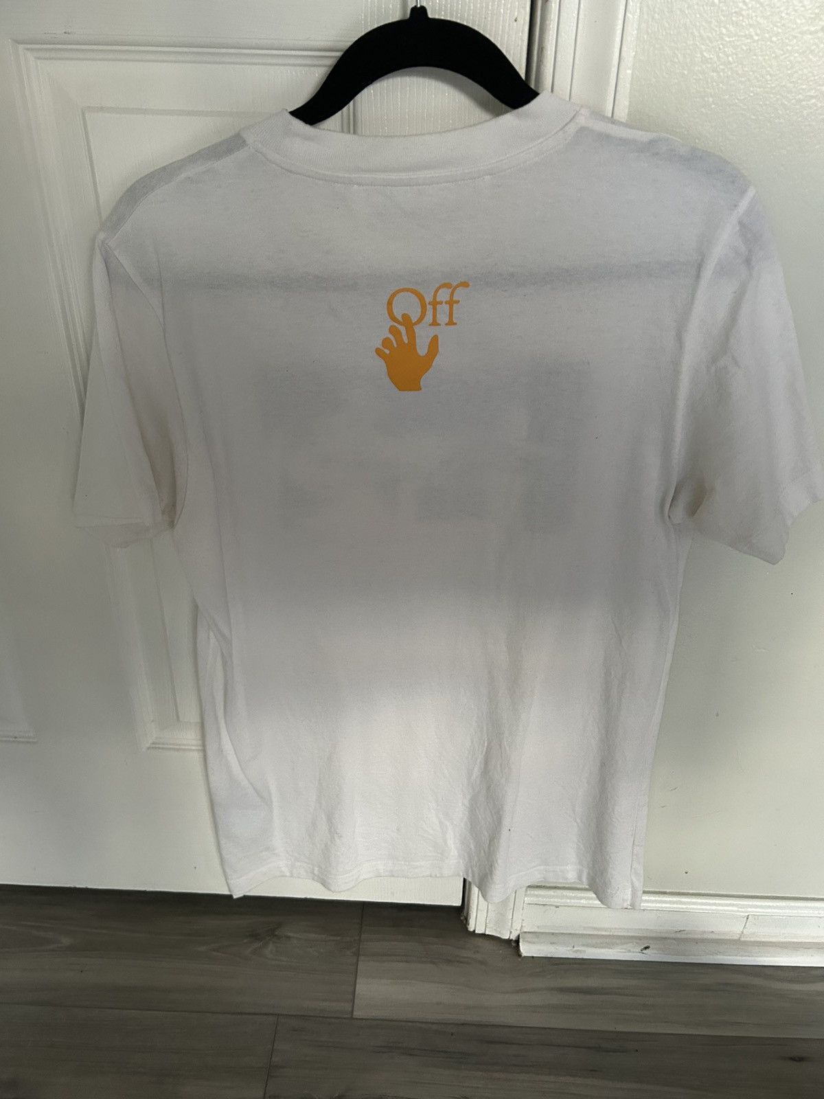 Off-White OFF-WHITE Caravaggio Saint Jerome Writing Hands Off Tshirt Size US S / EU 44-46 / 1 - 2 Thumbnail