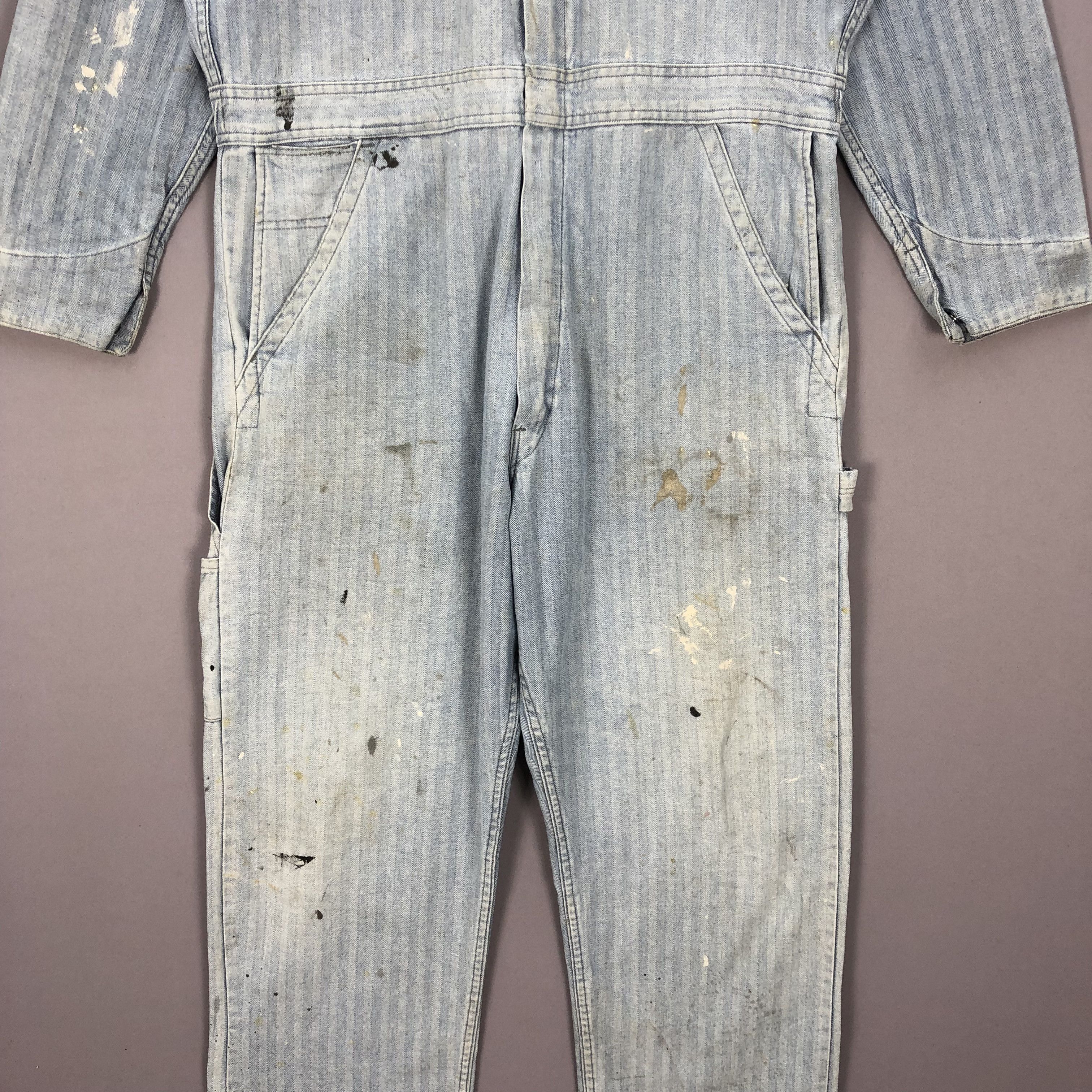 Dickies × Vintage Dirty Vintage 70s Dickies Workers Mechanics Overalls Size US 40 / EU 56 - 7 Thumbnail