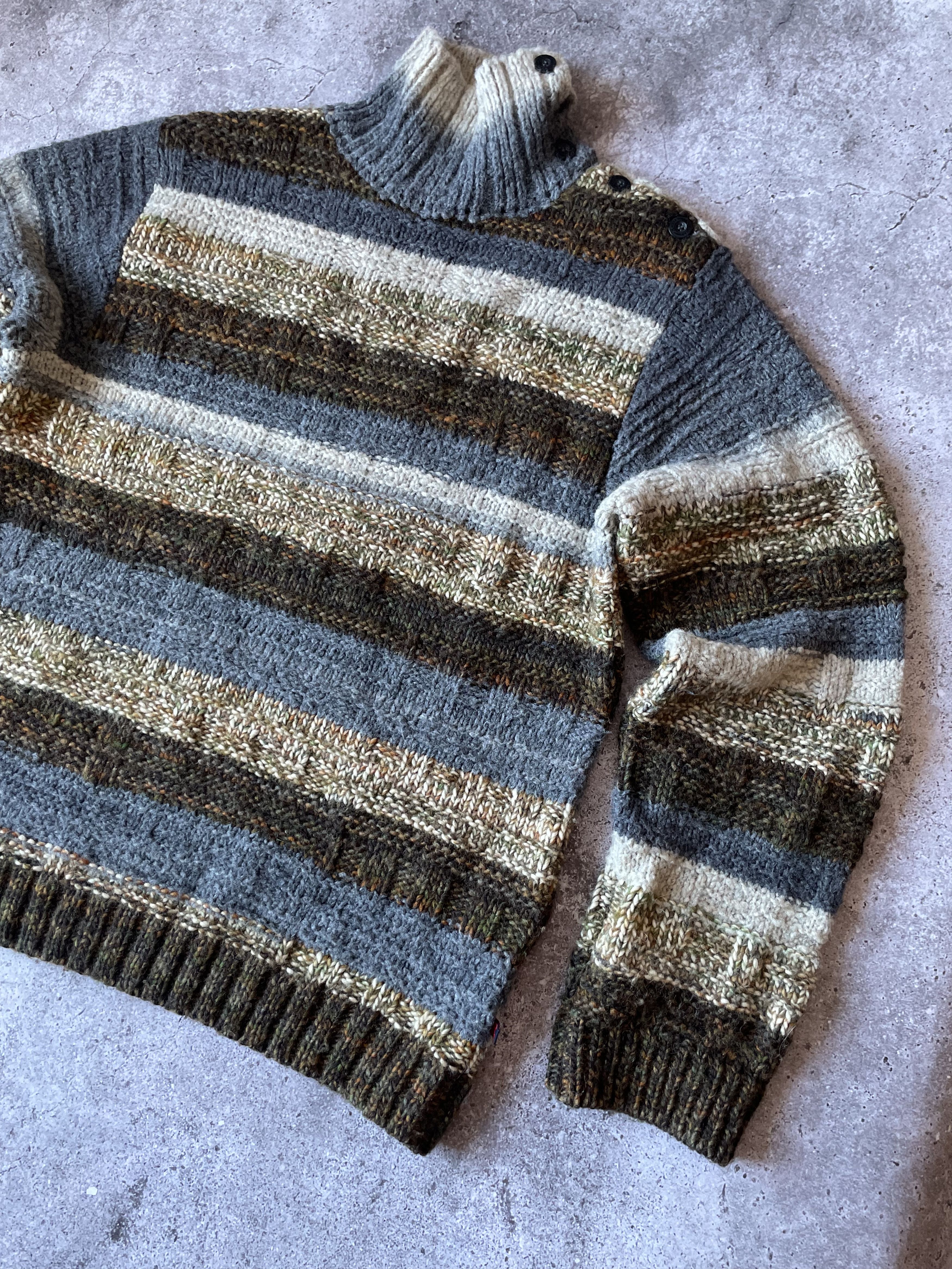 Dolce & Gabbana Archive D&G Dolce & Gabbana Alpaca Blend Striped Knit Size US XL / EU 56 / 4 - 3 Thumbnail