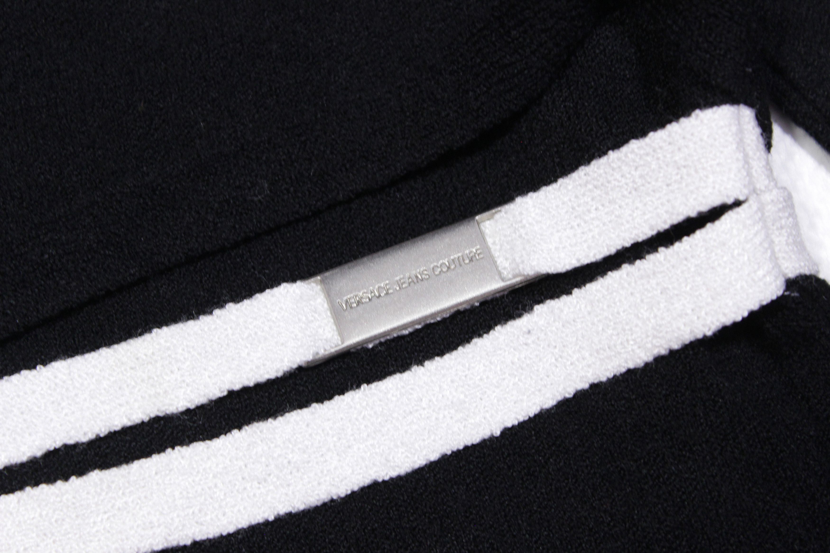 Versace 00S Logo Stripes Sweater Vintage Size S / US 4 / IT 40 - 4 Thumbnail