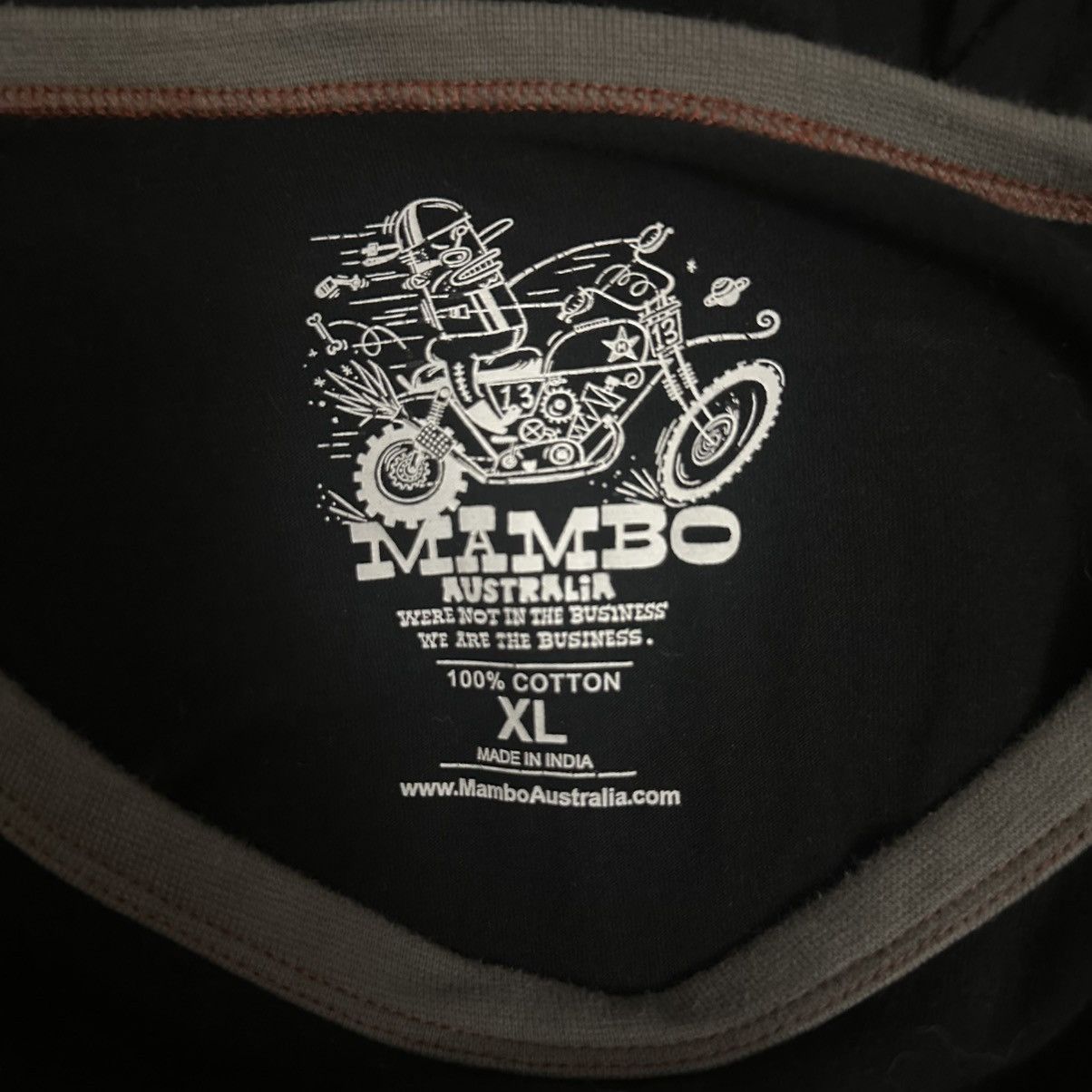 Mambo black & grey long sleeve mock layer shirt Size US XL / EU 56 / 4 - 4 Thumbnail