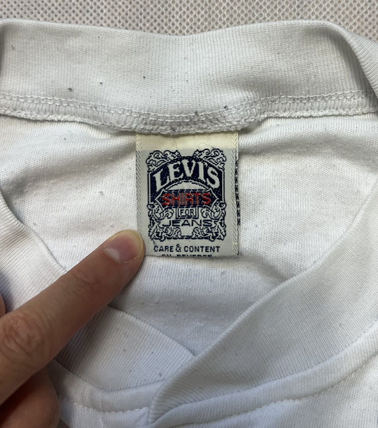 Levi's Tshirt Levi’s 501 vintage 90’s multi logo Size US L / EU 52-54 / 3 - 4 Thumbnail