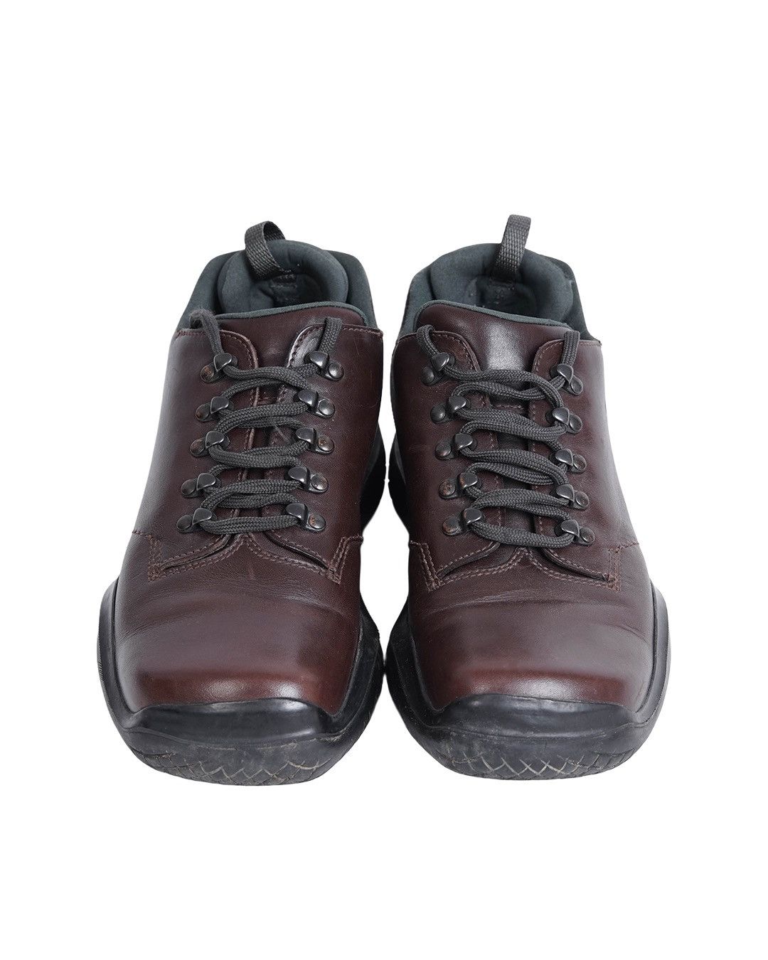 Prada Prada Vibram Ankle Boots in Brown Size US 8 / EU 41 - 2 Thumbnail
