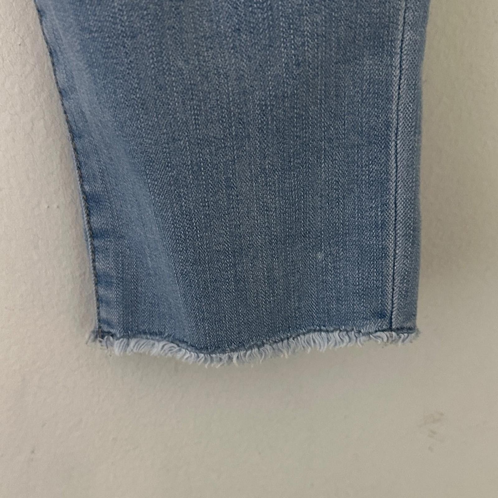 Designer Jessica Simpson Light Blue Ankle Jeans Size 27" / US 4 / IT 40 - 6 Thumbnail