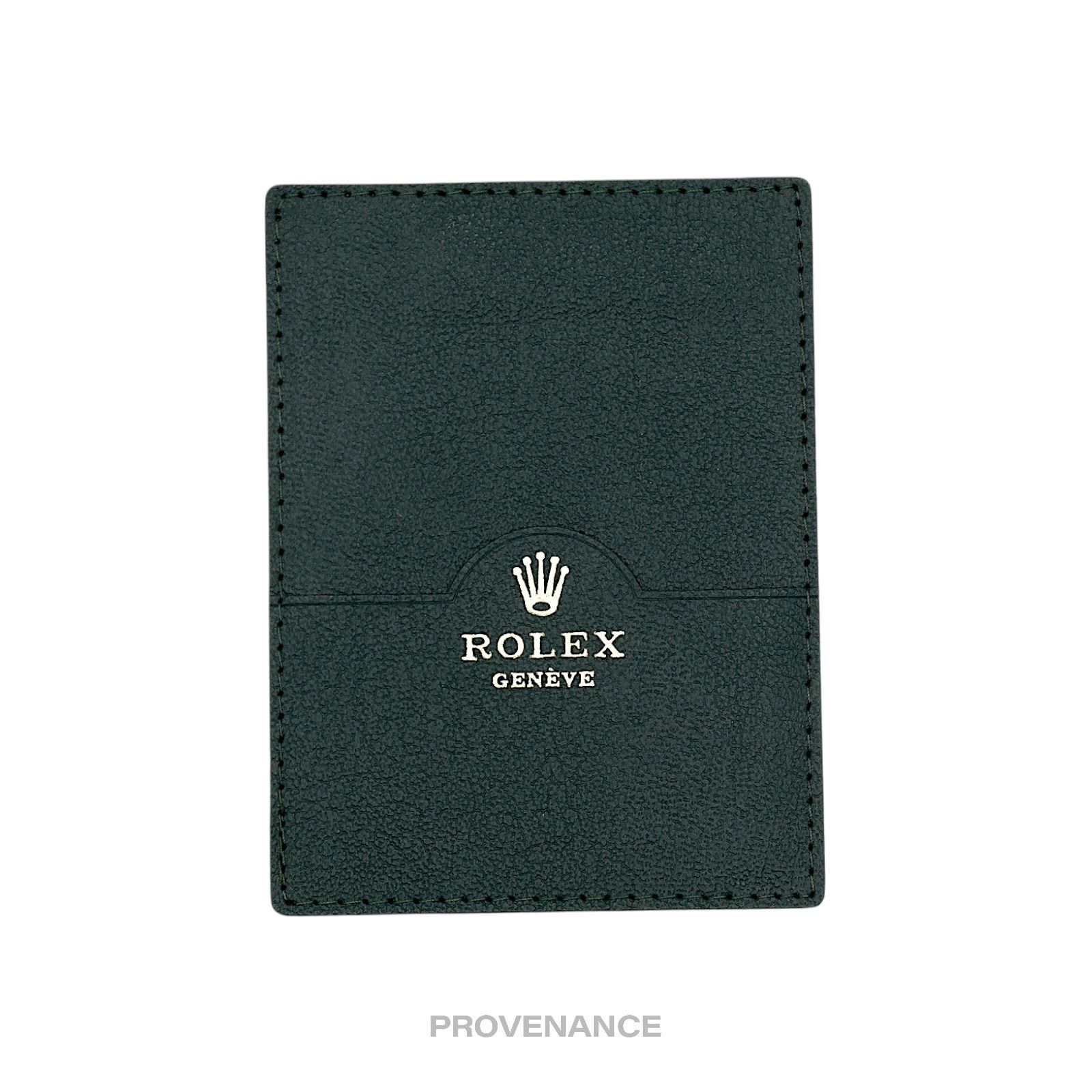 Rolex 🔴 Rolex Card Holder Wallet - Green Leather Size ONE SIZE - 1 Thumbnail