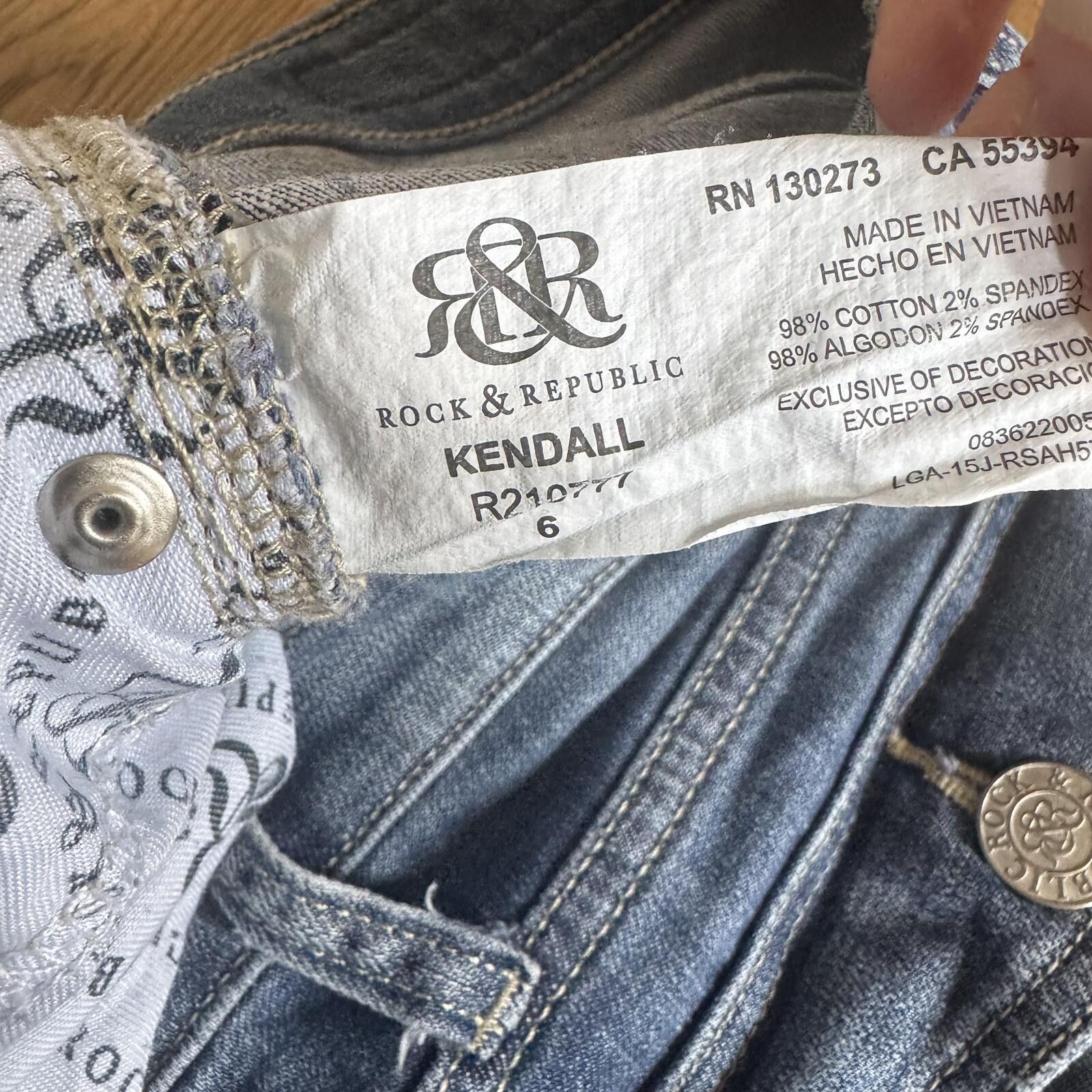 Rock & Republic Rock & Republic Kendall Size 6 Jeans Size 28" / US 6 / IT 42 - 4 Thumbnail