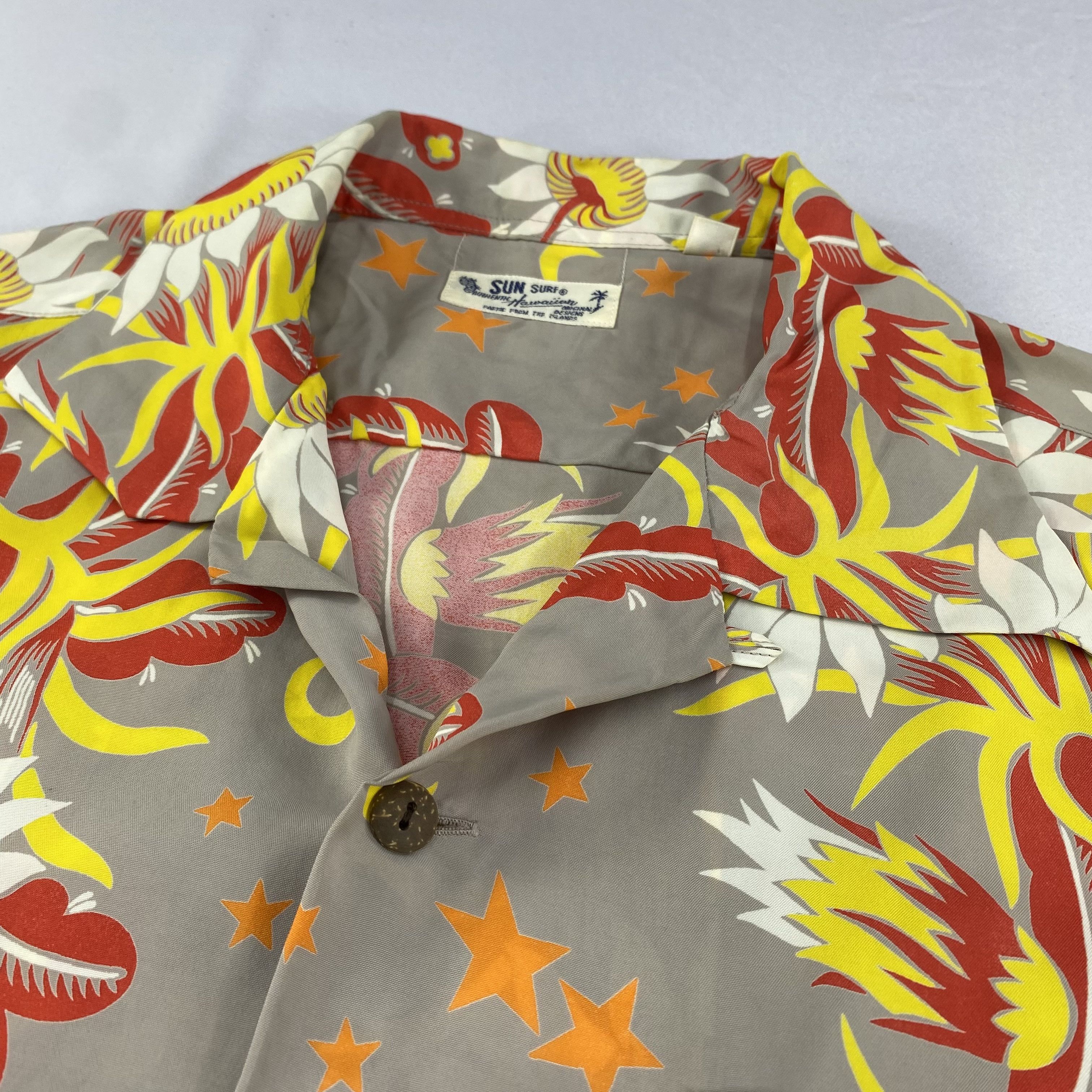 Sun Surf Sun Surf Panel Flowers Aloha Hawaiian Shirt HW045 Size US M / EU 48-50 / 2 - 5 Thumbnail