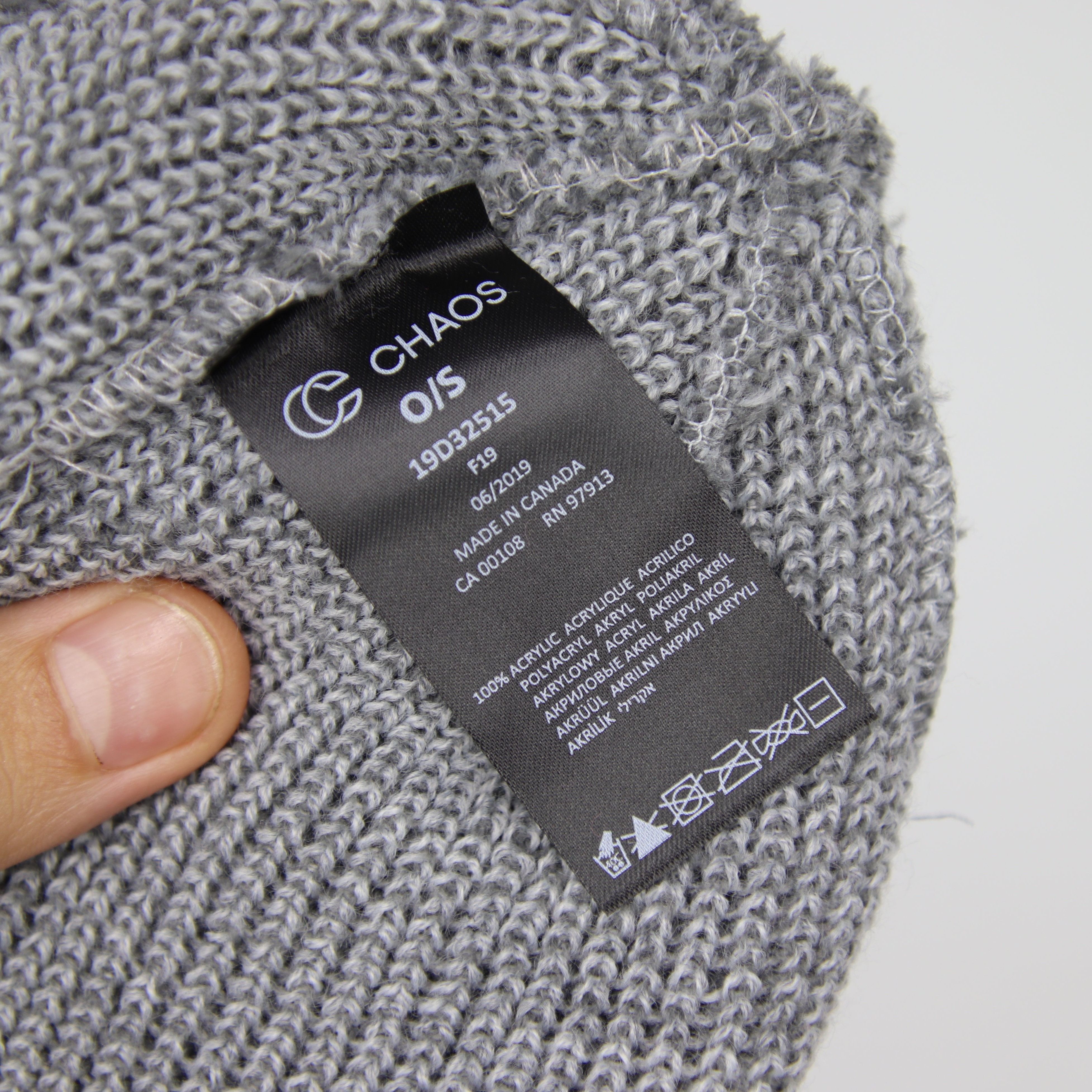 Other Fisherman Chaos Beanie Grey Size ONE SIZE - 3 Thumbnail