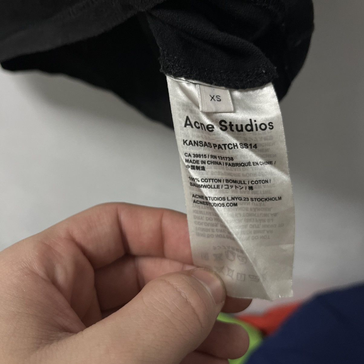 Acne Studios Acne Studios big logo t-shirt XS Size US XS / EU 42 / 0 - 8 Thumbnail