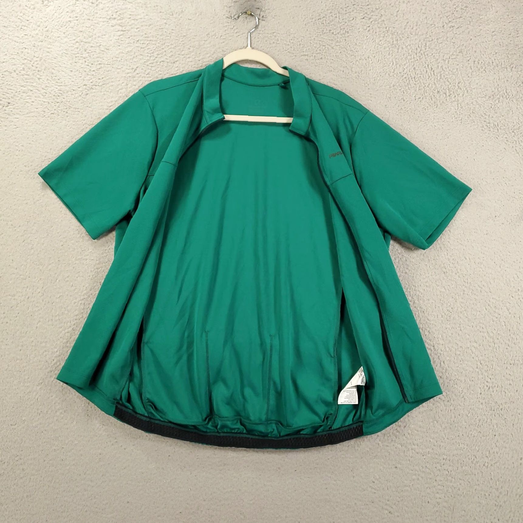 PEARL iZUMi Pearl Izumi Womens Jacket XL Green Full Zip Lightweight Windbreaker Stretch Breathable Athletic Activewear Size XL / US 12-14 / IT 48-50 - 2 Thumbnail
