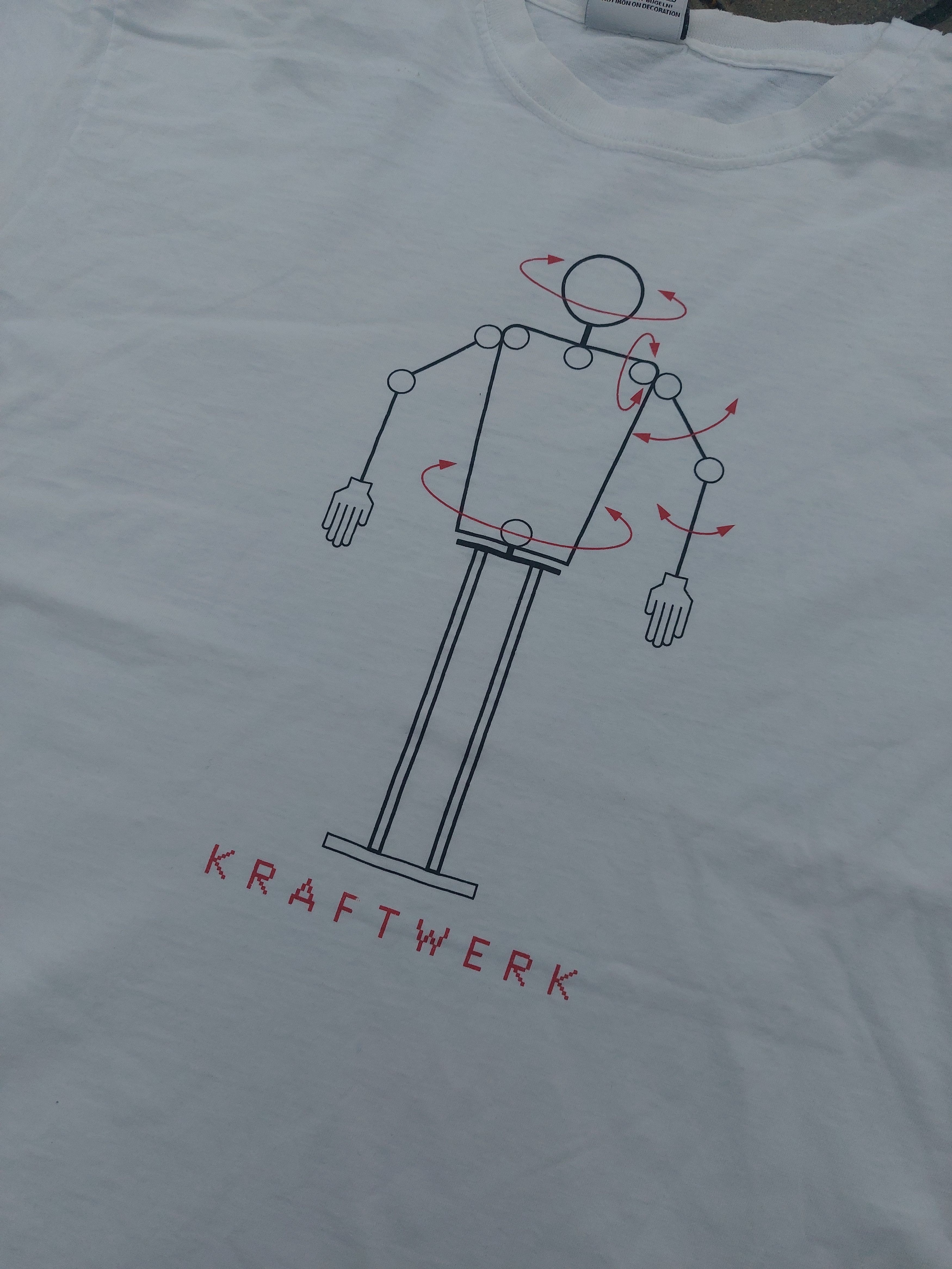 Band Tees kraftwerk klingklang tshirt robot krautrock tee Size US L / EU 52-54 / 3 - 4 Thumbnail
