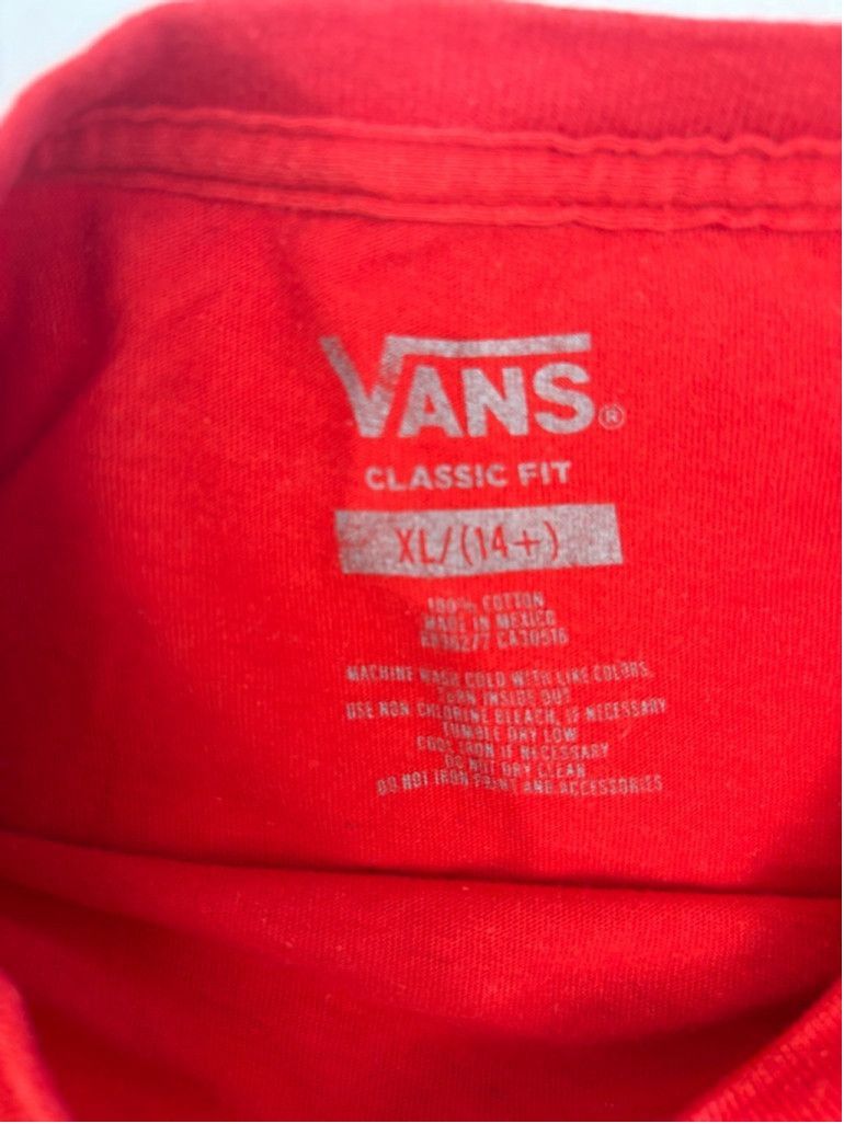 Vans Boys Vans T-shirt XL Red Bear Graphic Tee Size US XL / EU 56 / 4 - 7 Thumbnail