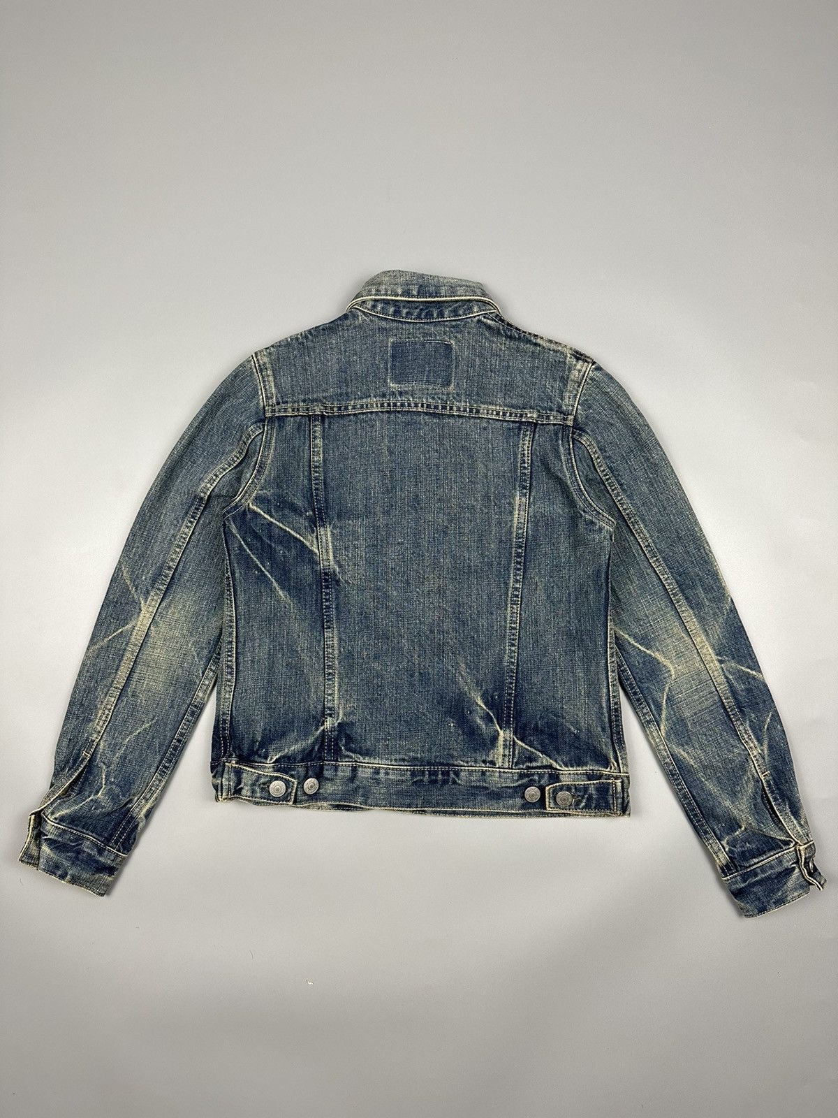 Japanese Brand Vintage Domingo D.M.G Lightning Denim Jacket Size US S / EU 44-46 / 1 - 2 Thumbnail