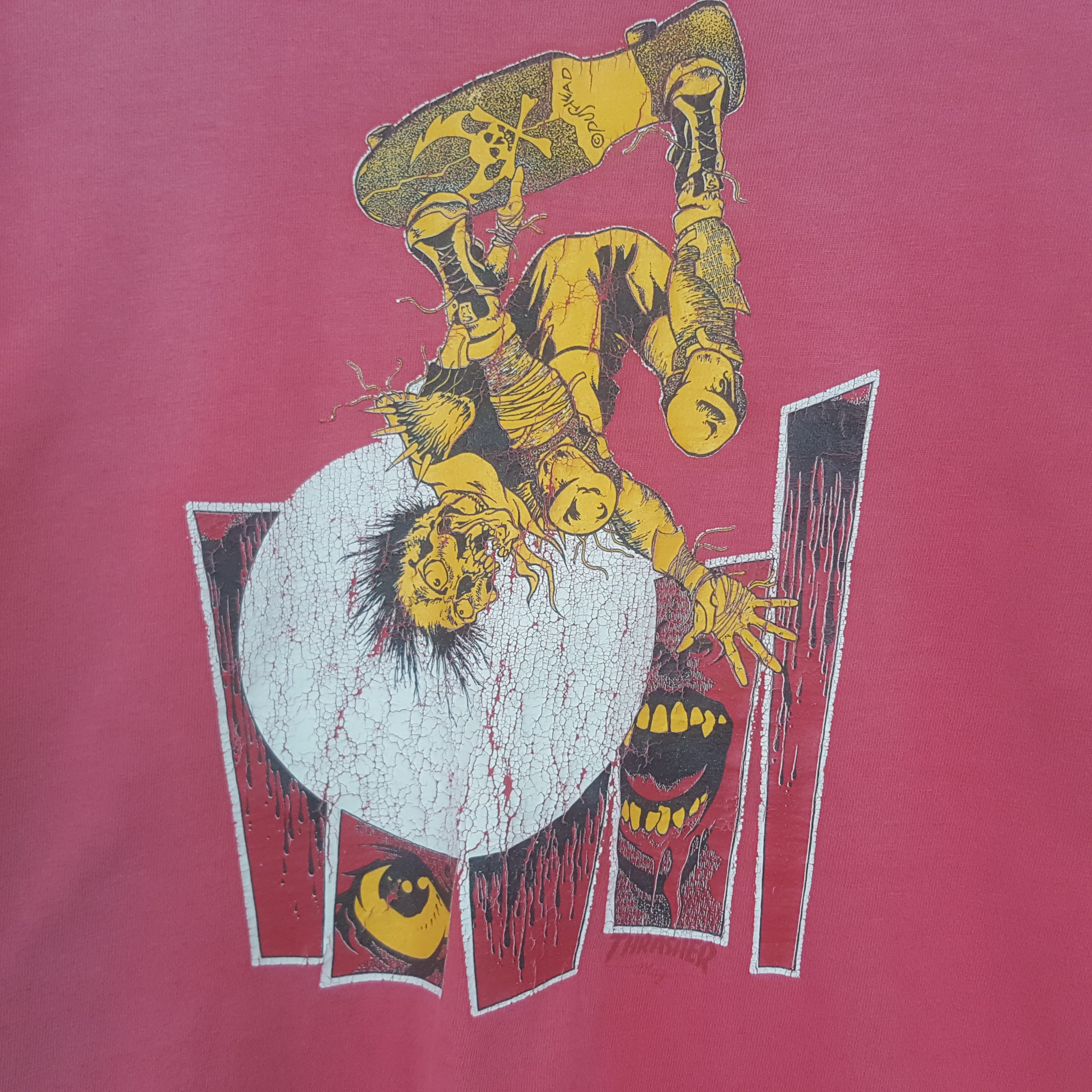 Thrasher × Vintage Vintage Thrasher Tshirt Size US L / EU 52-54 / 3 - 2 Thumbnail