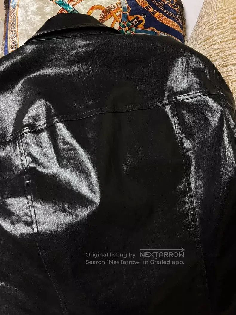 Rick Owens Rick Owens Black Waxed Long Sleeve Jacket. Size US M / EU 48-50 / 2 - 5 Thumbnail