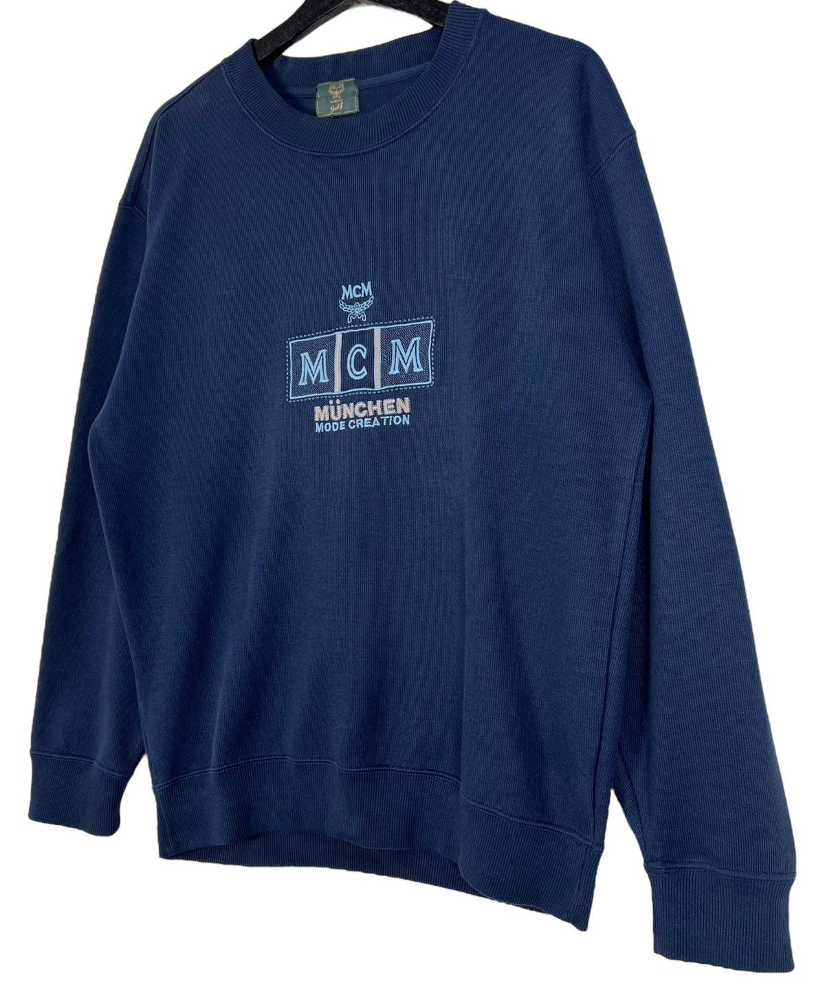 MCM × Vintage 90s VINTAGE MCM SWEATSHIRT Size US L / EU 52-54 / 3 - 3 Thumbnail