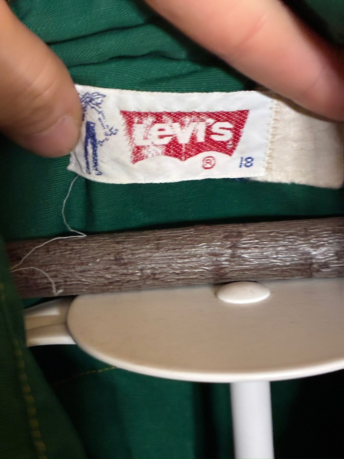 Levi's Vintage Clothing Authentic Vintage Levi’s Green Western Button-Up Shirt Size S / US 4 / IT 40 - 3 Thumbnail