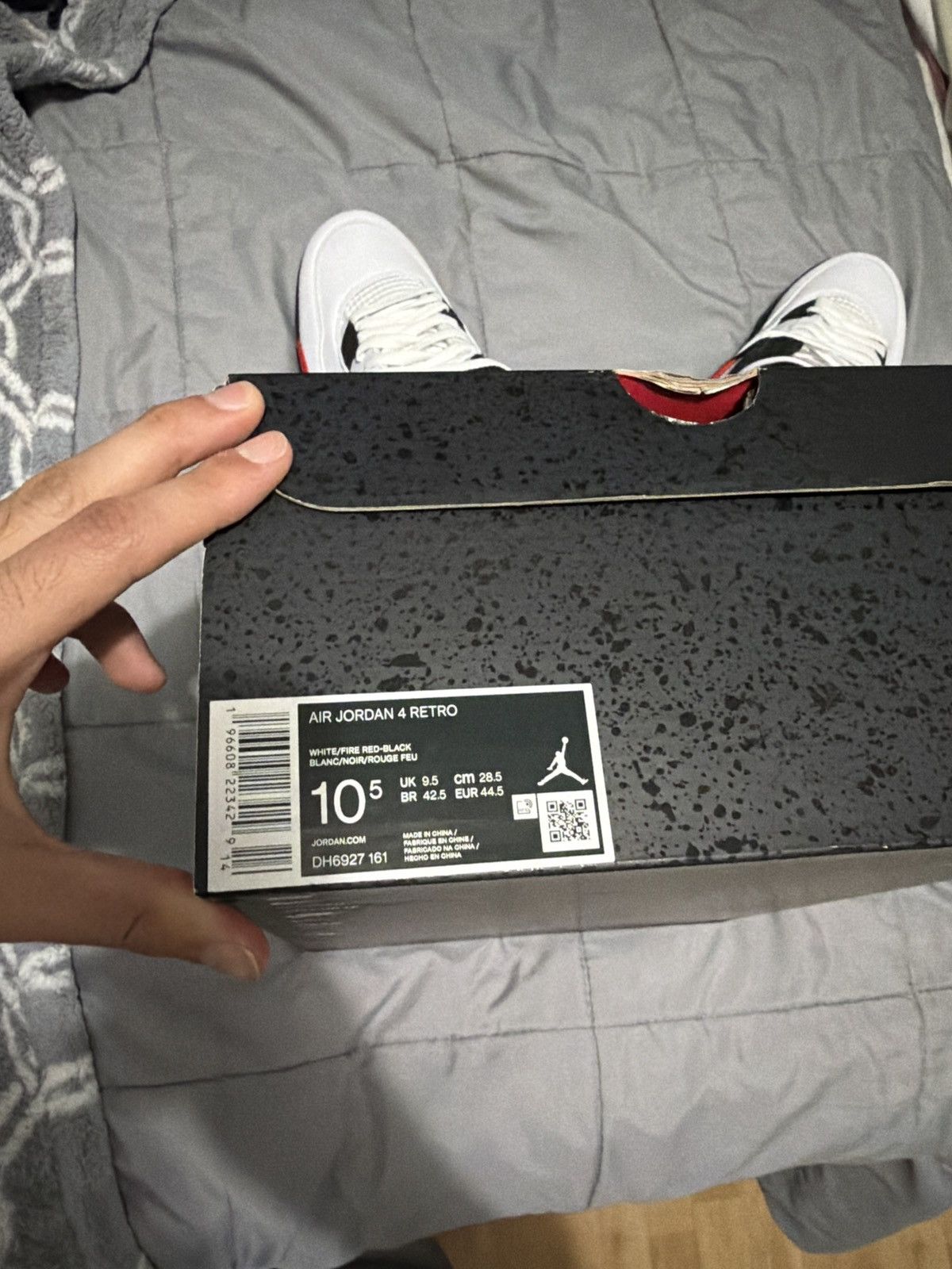 Jordan Brand Jordan 4 Red Cement Size US 10.5 / EU 43-44 - 7 Thumbnail